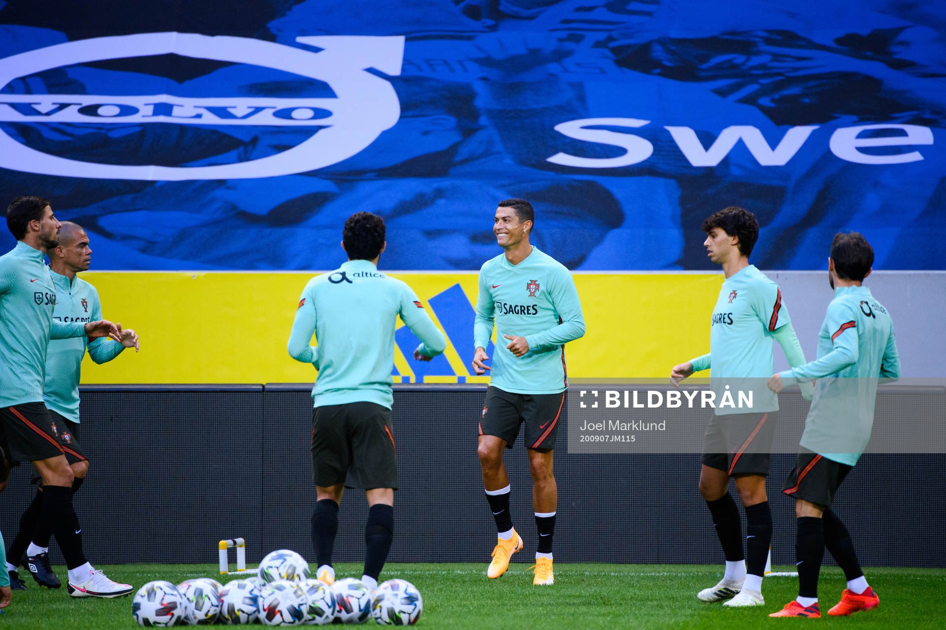 Cristiano Ronaldo of the Portuguese national football team