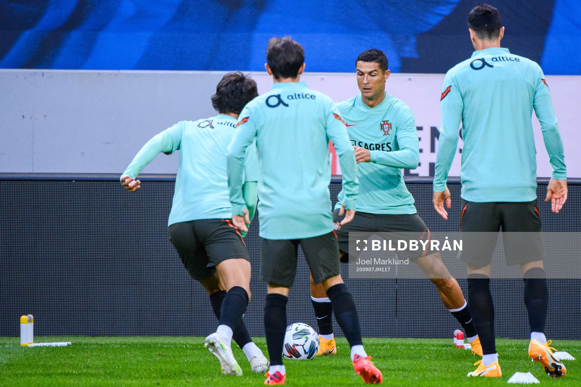 Cristiano Ronaldo of the Portuguese national football team