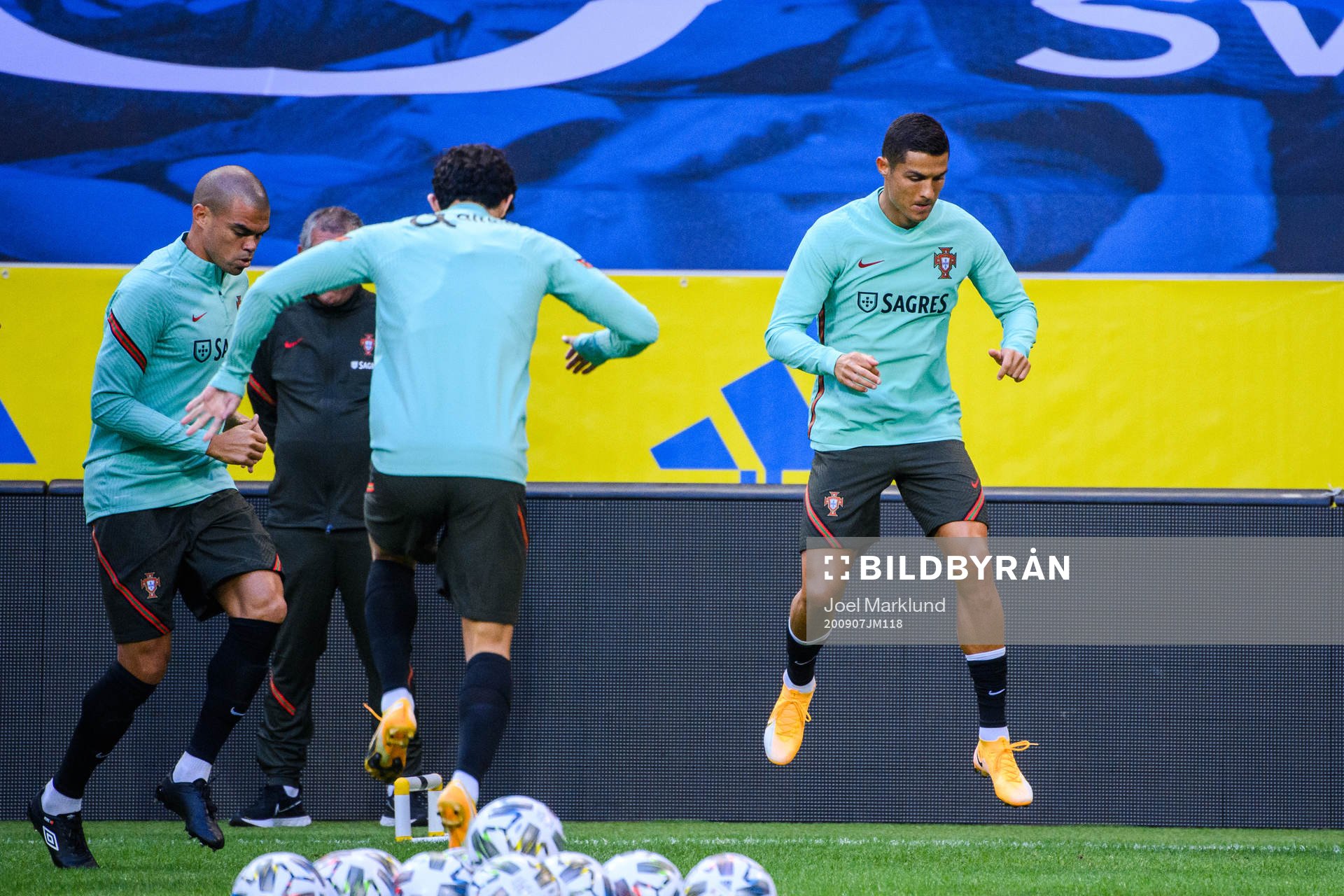 Cristiano Ronaldo of the Portuguese national football team