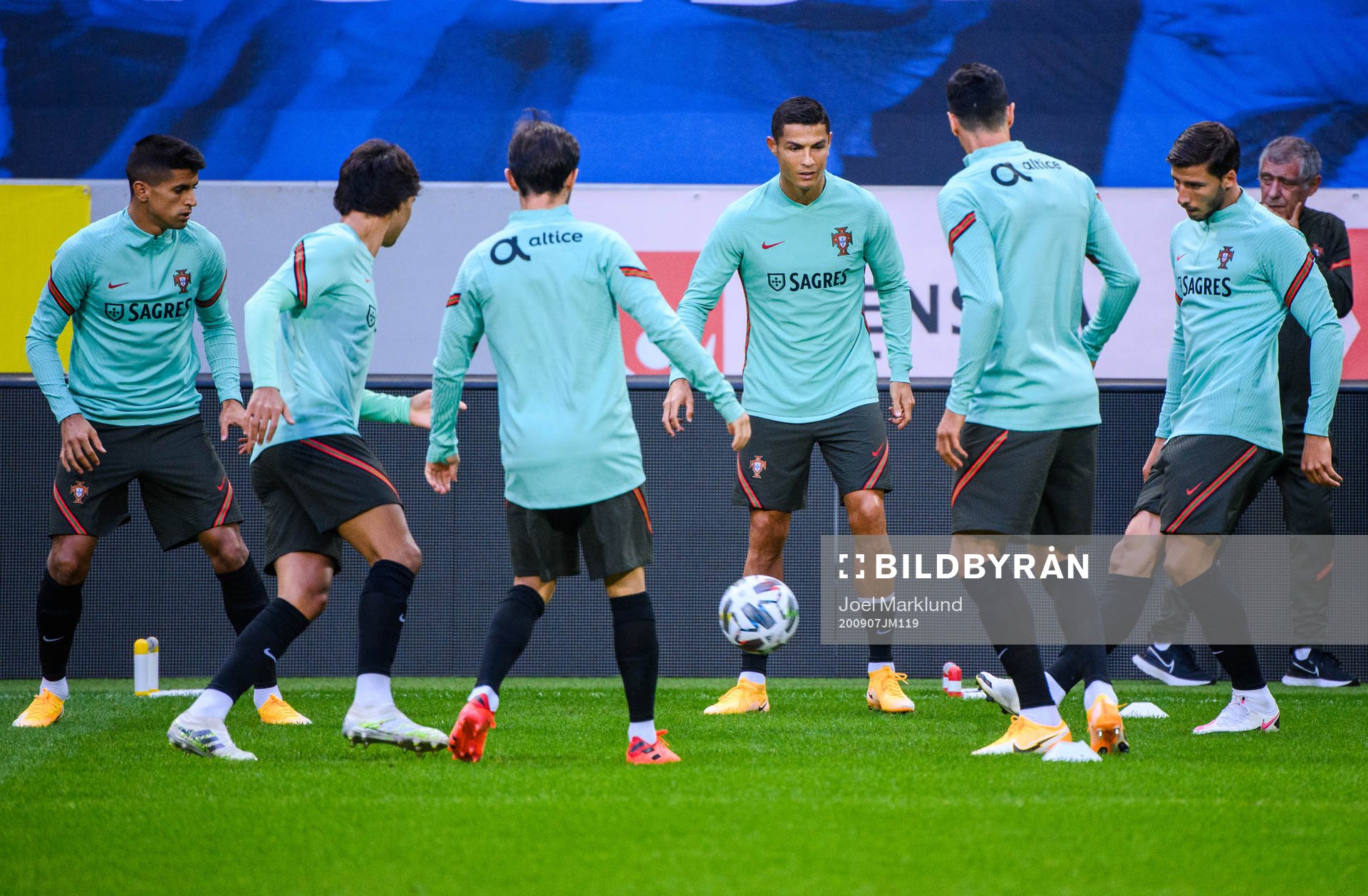 Cristiano Ronaldo of the Portuguese national football team