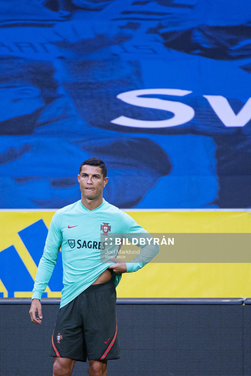 Cristiano Ronaldo of the Portuguese national football team