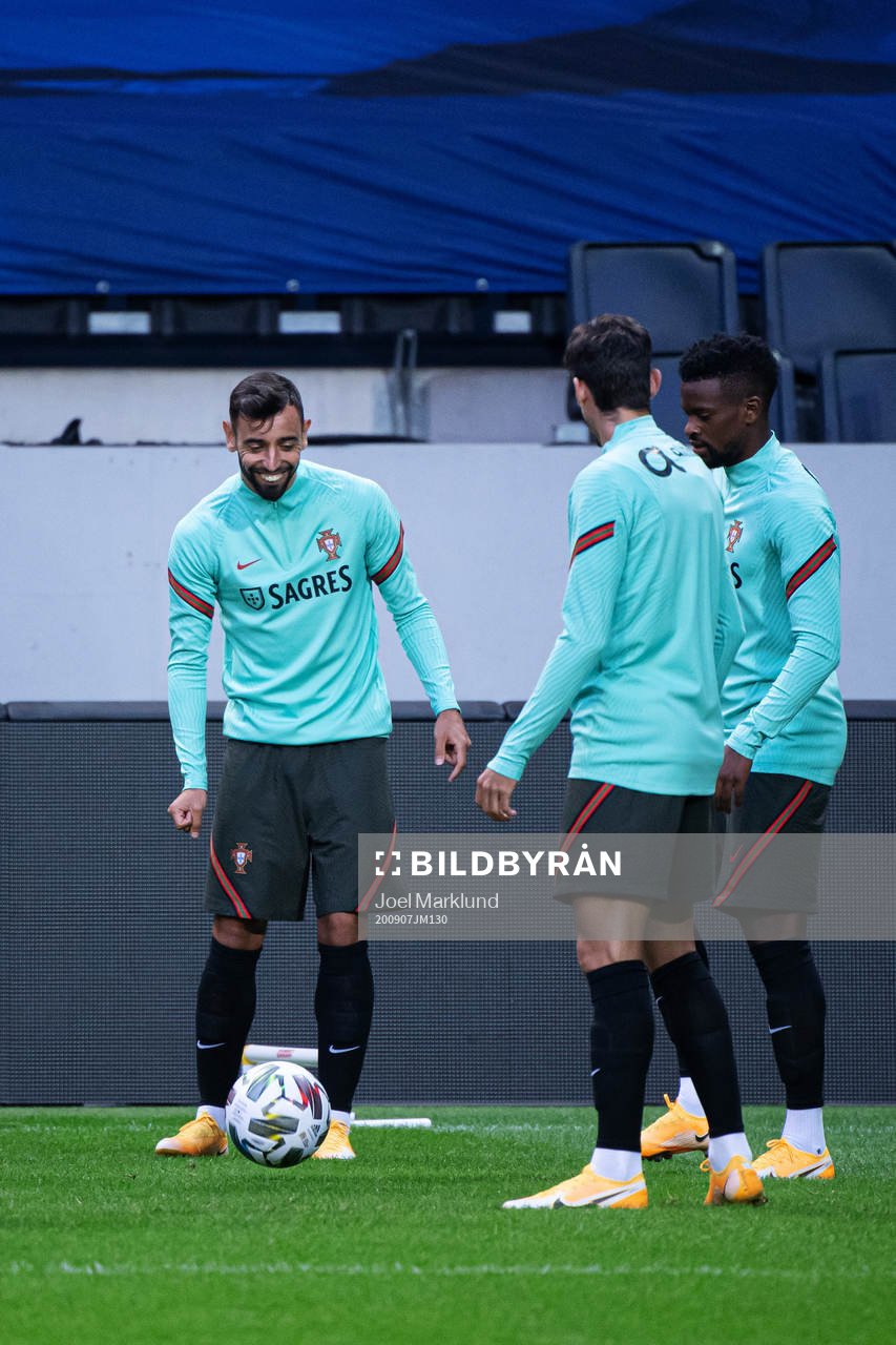 Bruno Fernandes of the Portuguese national football team