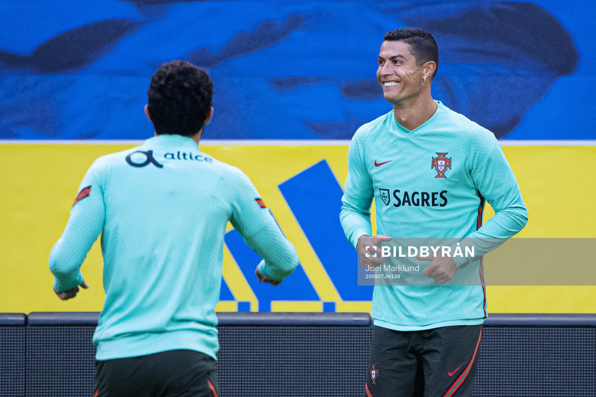 Cristiano Ronaldo of the Portuguese national football team