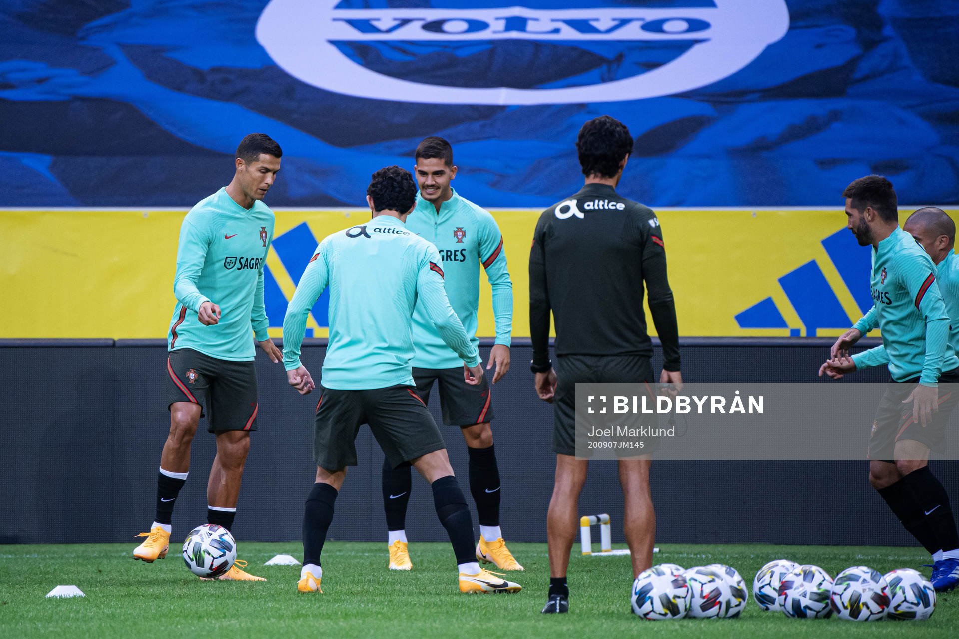 Cristiano Ronaldo of the Portuguese national football team