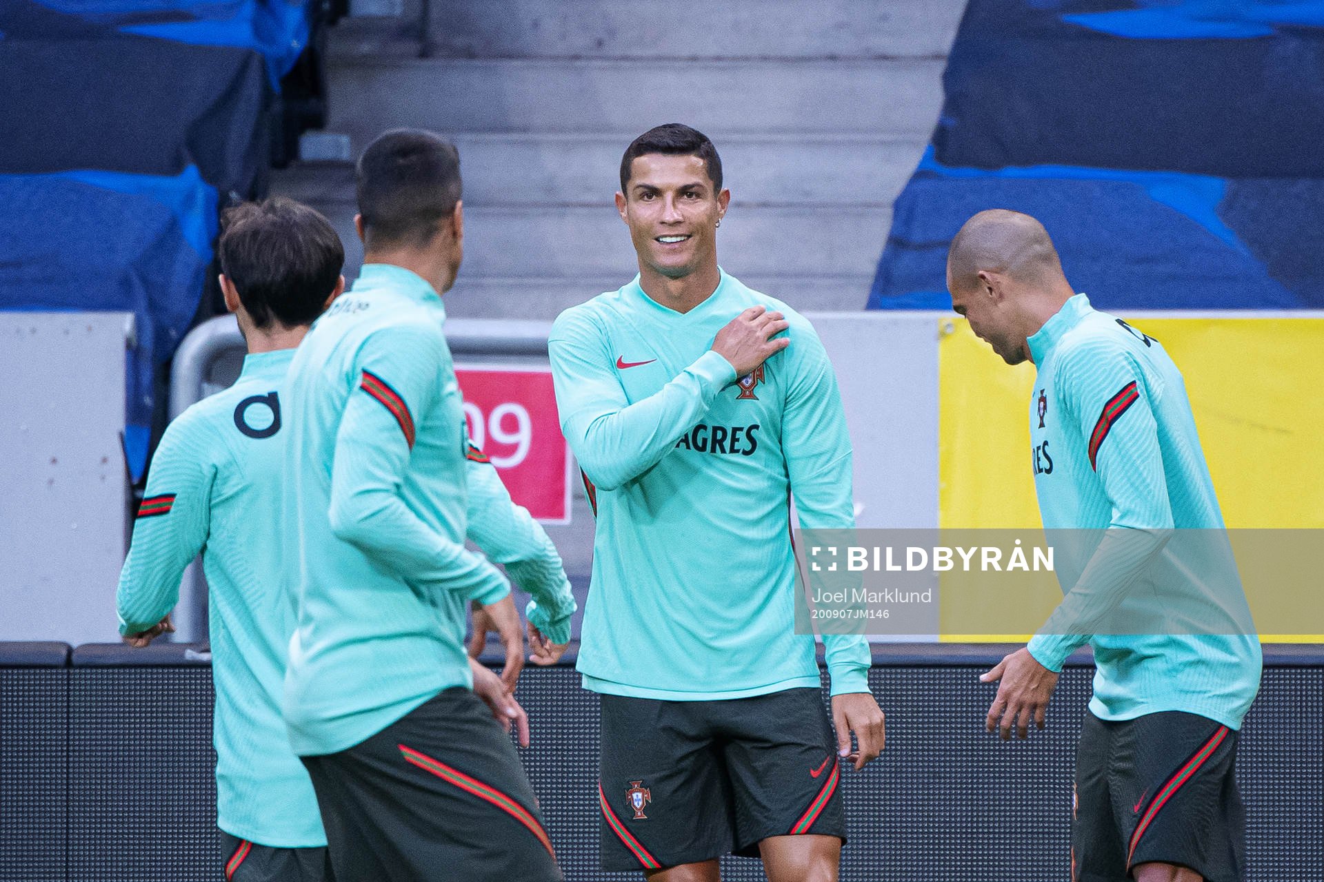 Cristiano Ronaldo of the Portuguese national football team