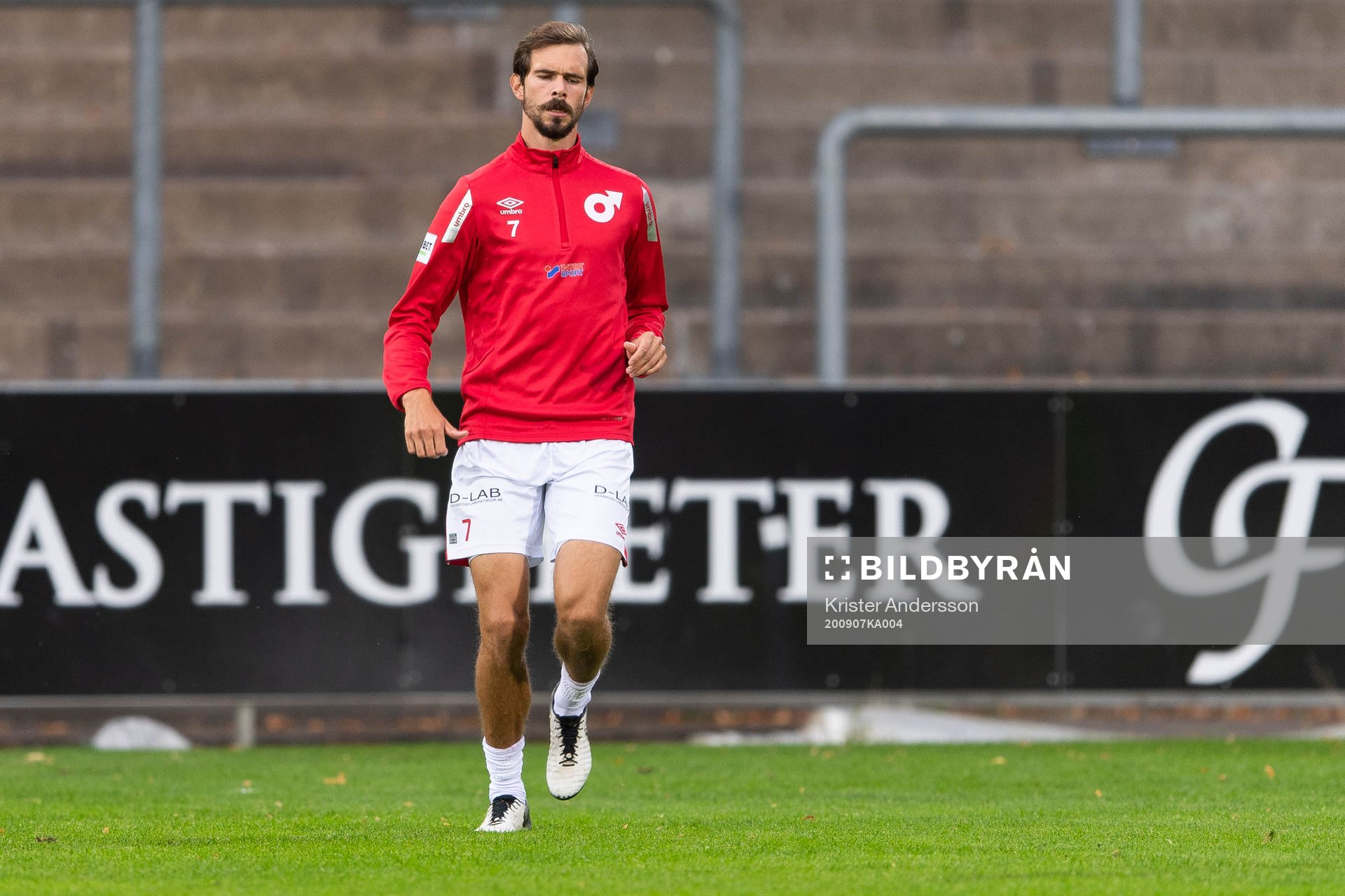 Degerfors Sebastian Olsson  fotbollsmatchen i Superettan