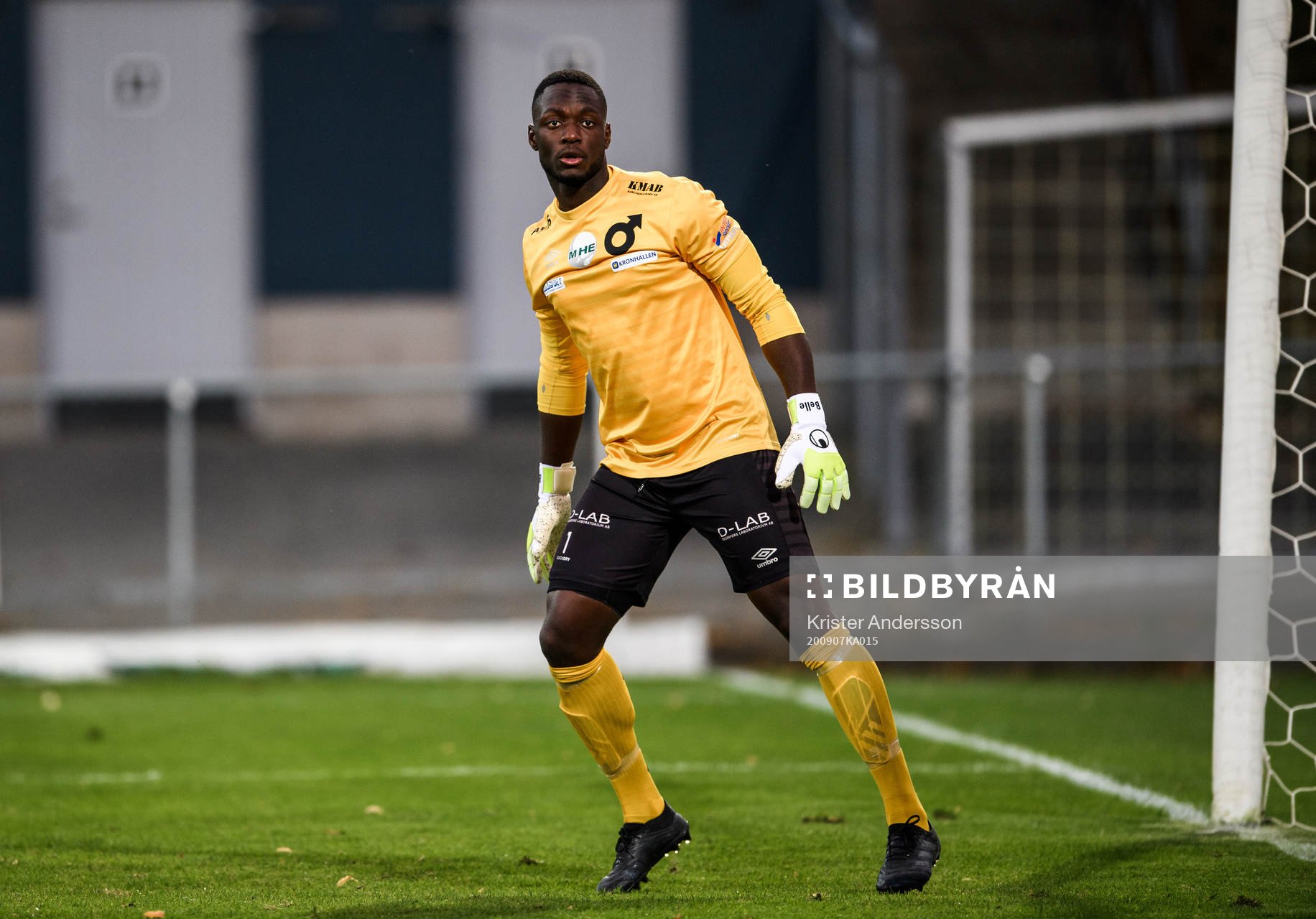 Degerfors målvakt Ismael Diawara