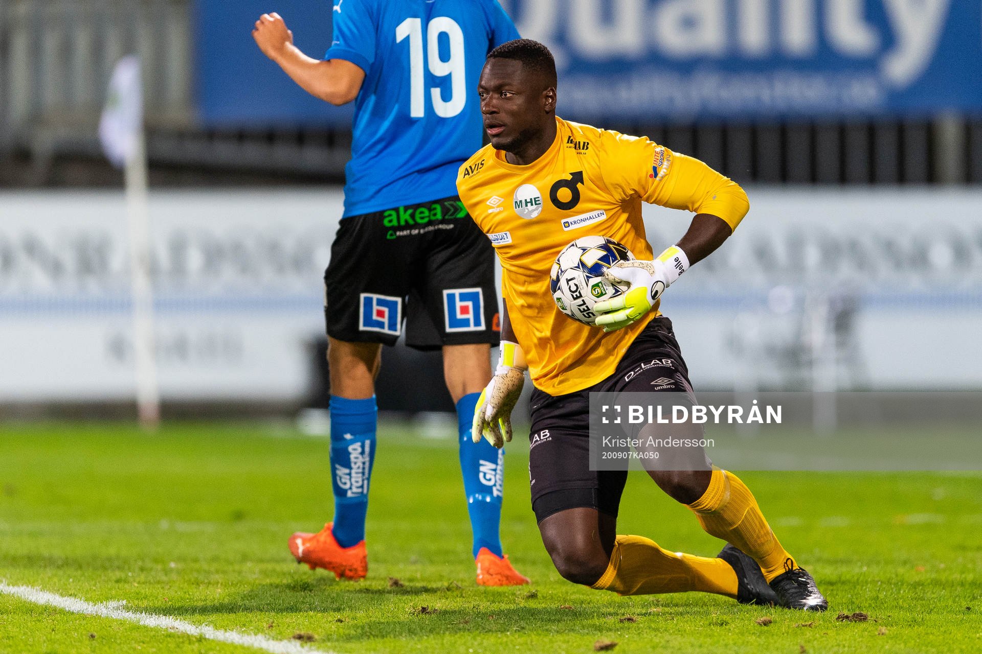 Degerfors målvakt Ismael Diawara