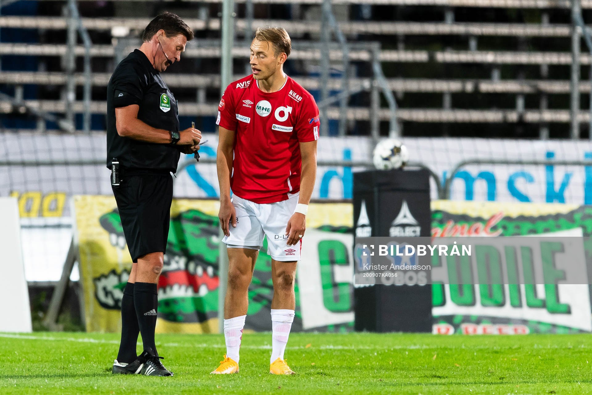 Degerfors Villiam Dahlström blir varnad