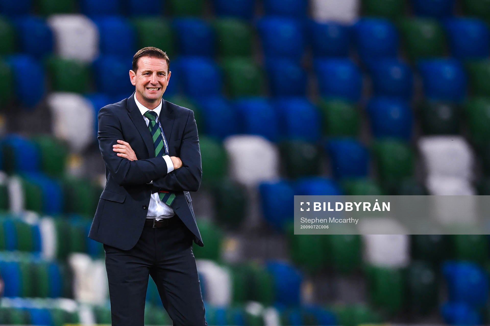 Head coach Ian Baraclough of Northern Ireland