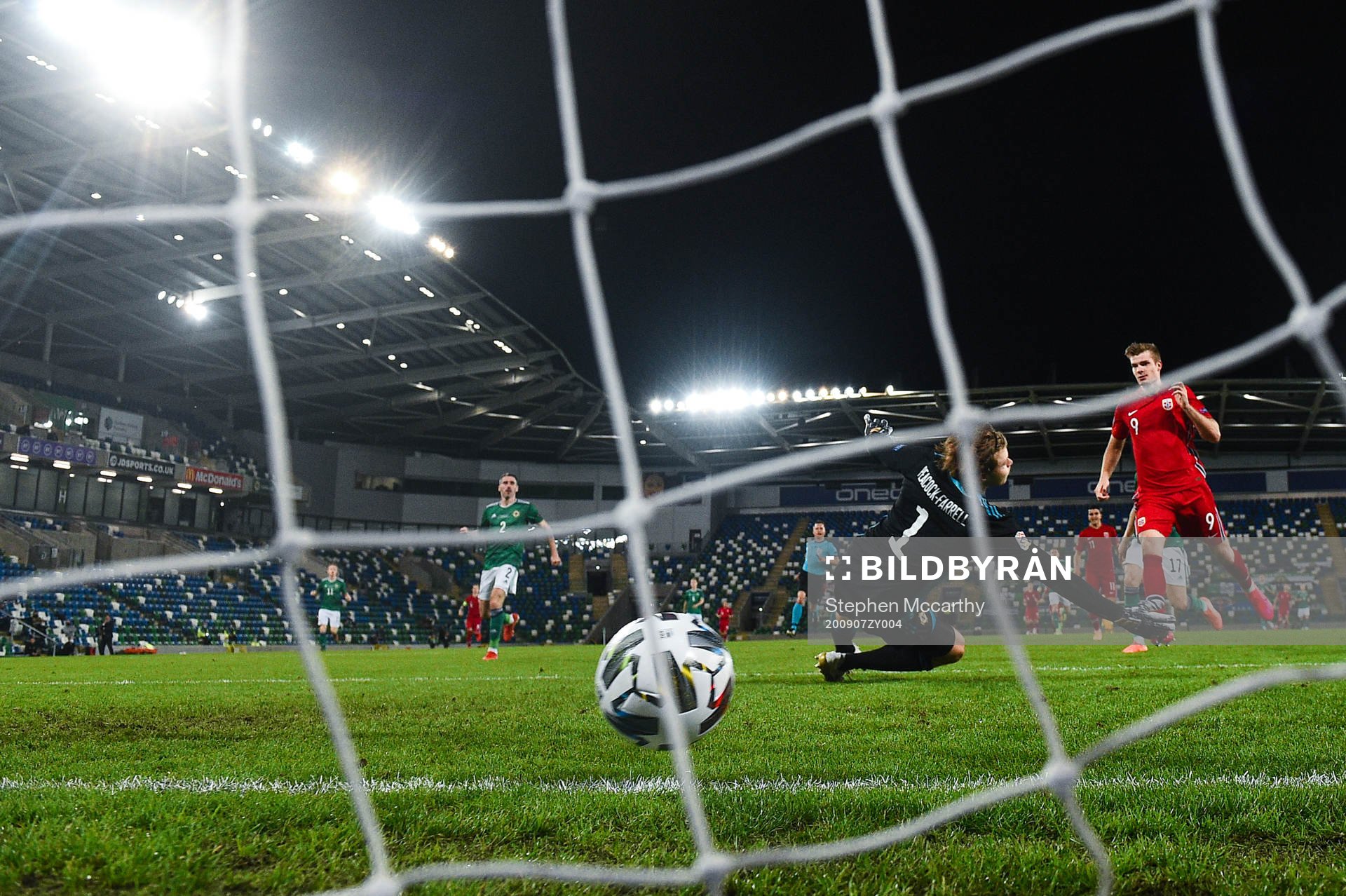 Alexander SÄ∏rloth of Norway scores the 1-3 goal