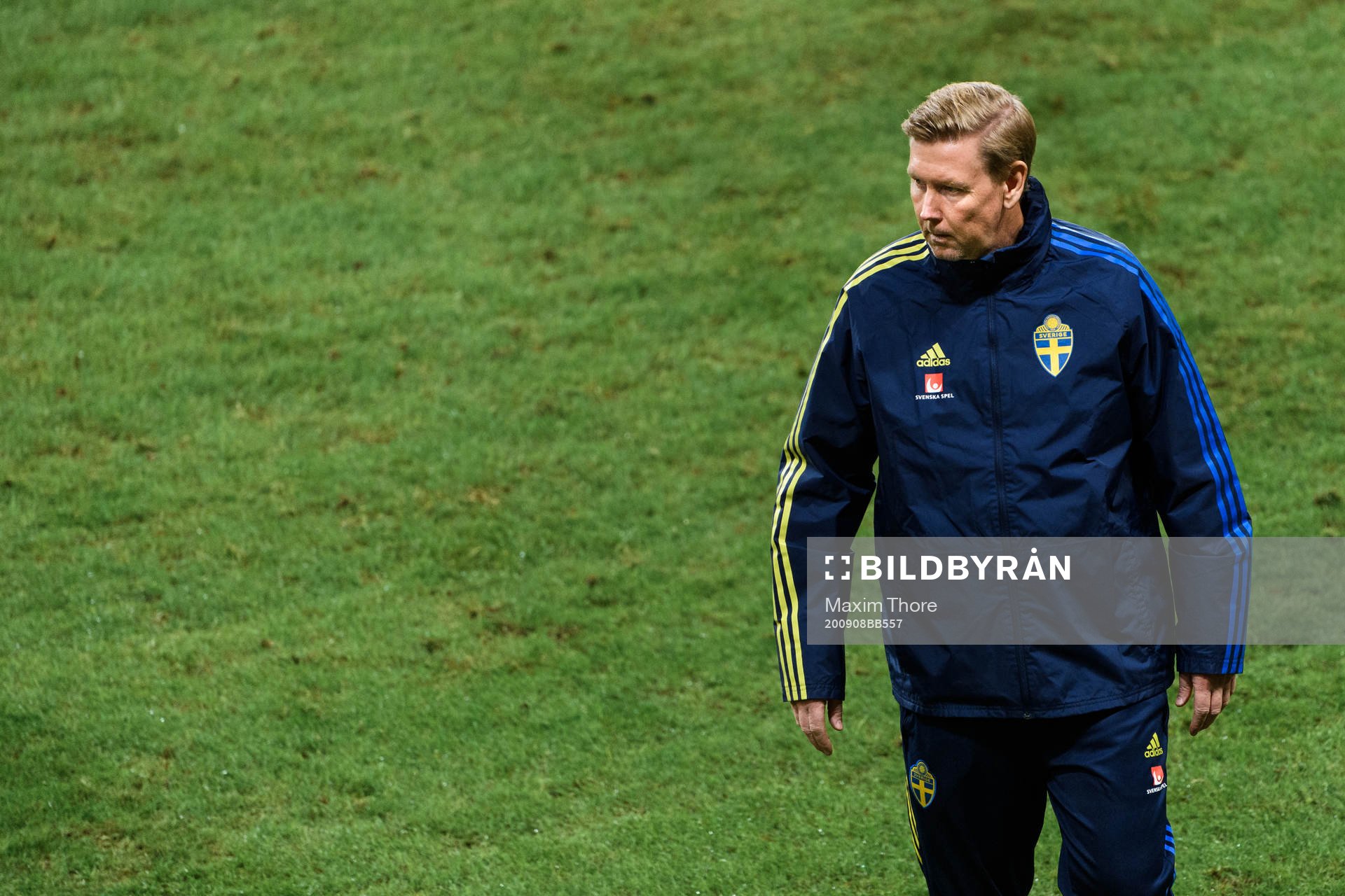 Assistant coach Peter Wettergren of Sweden