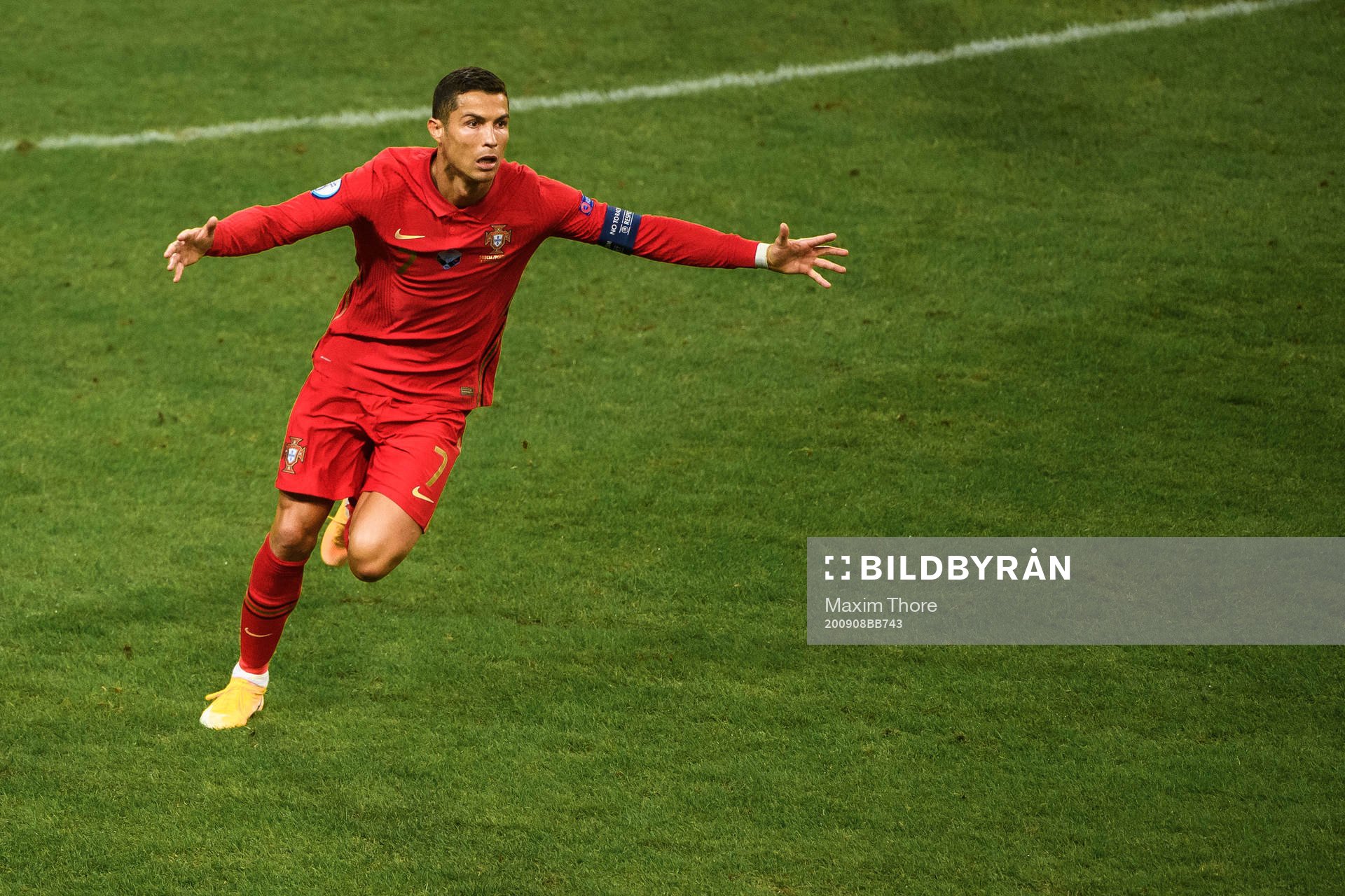 Cristiano Ronaldo of Portugal celebrates