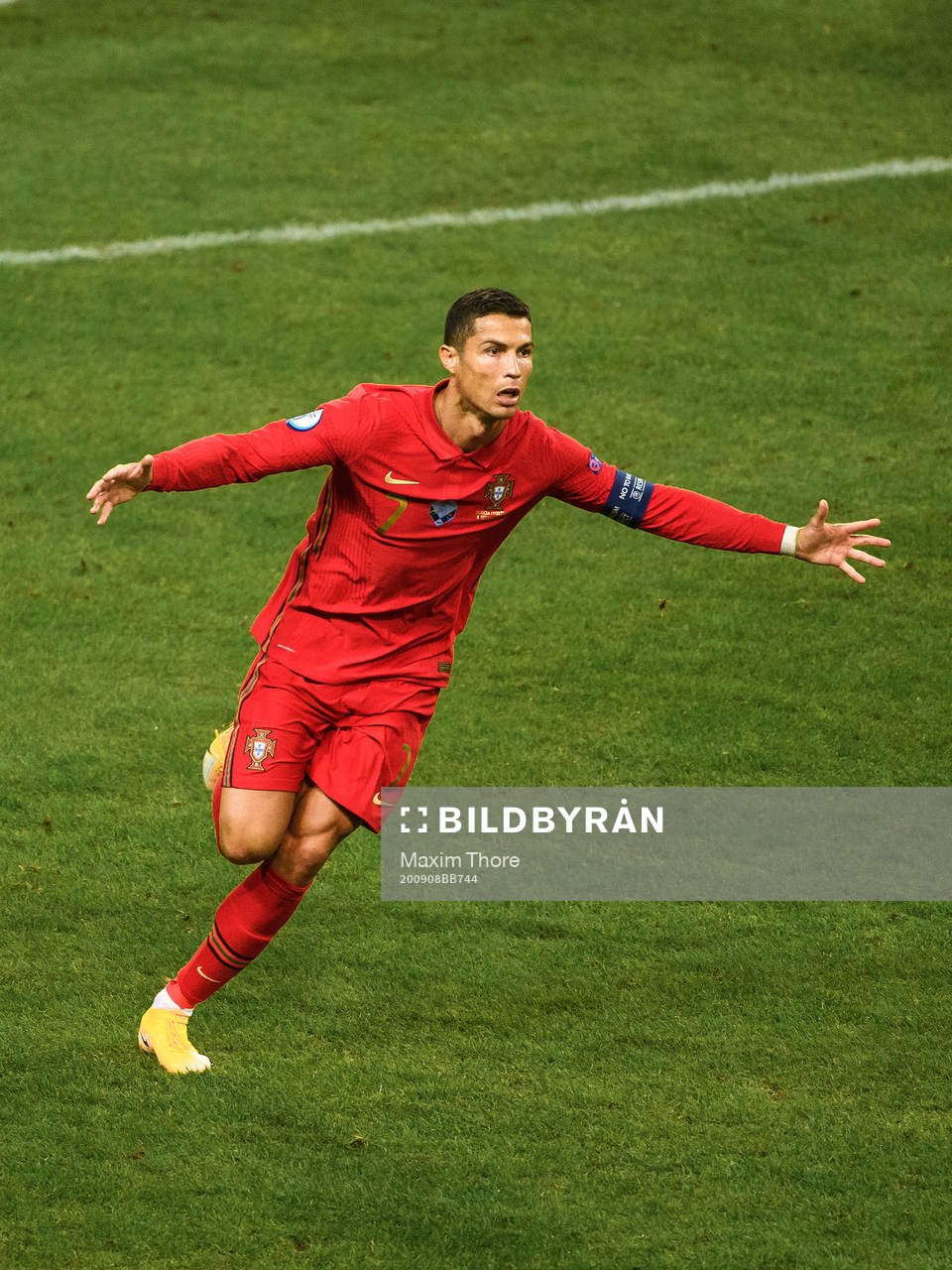 Cristiano Ronaldo of Portugal celebrates