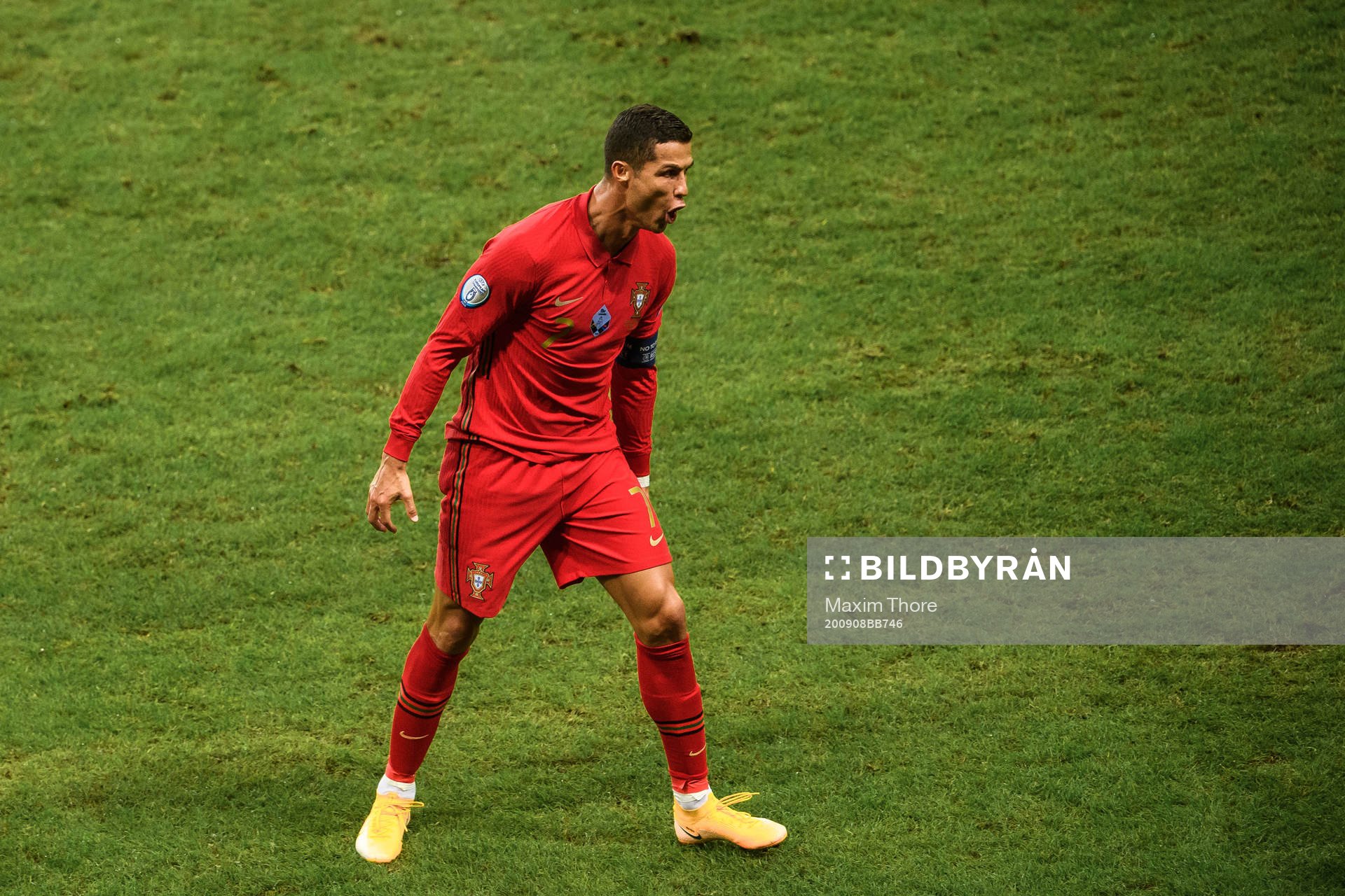 Cristiano Ronaldo of Portugal celebrates