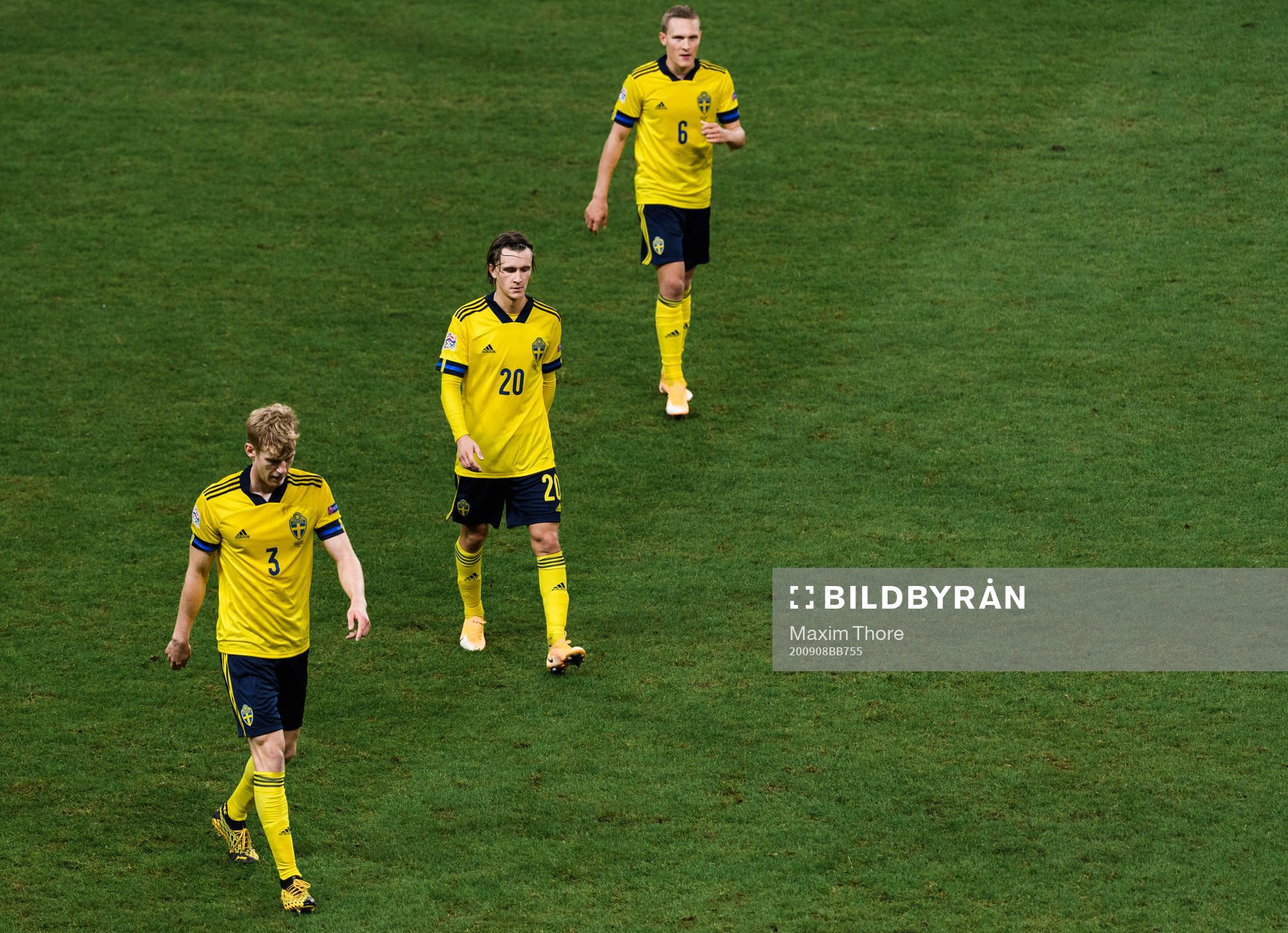 Filip Helander , Kristoffer Olsson and Ludwig Augustinsson