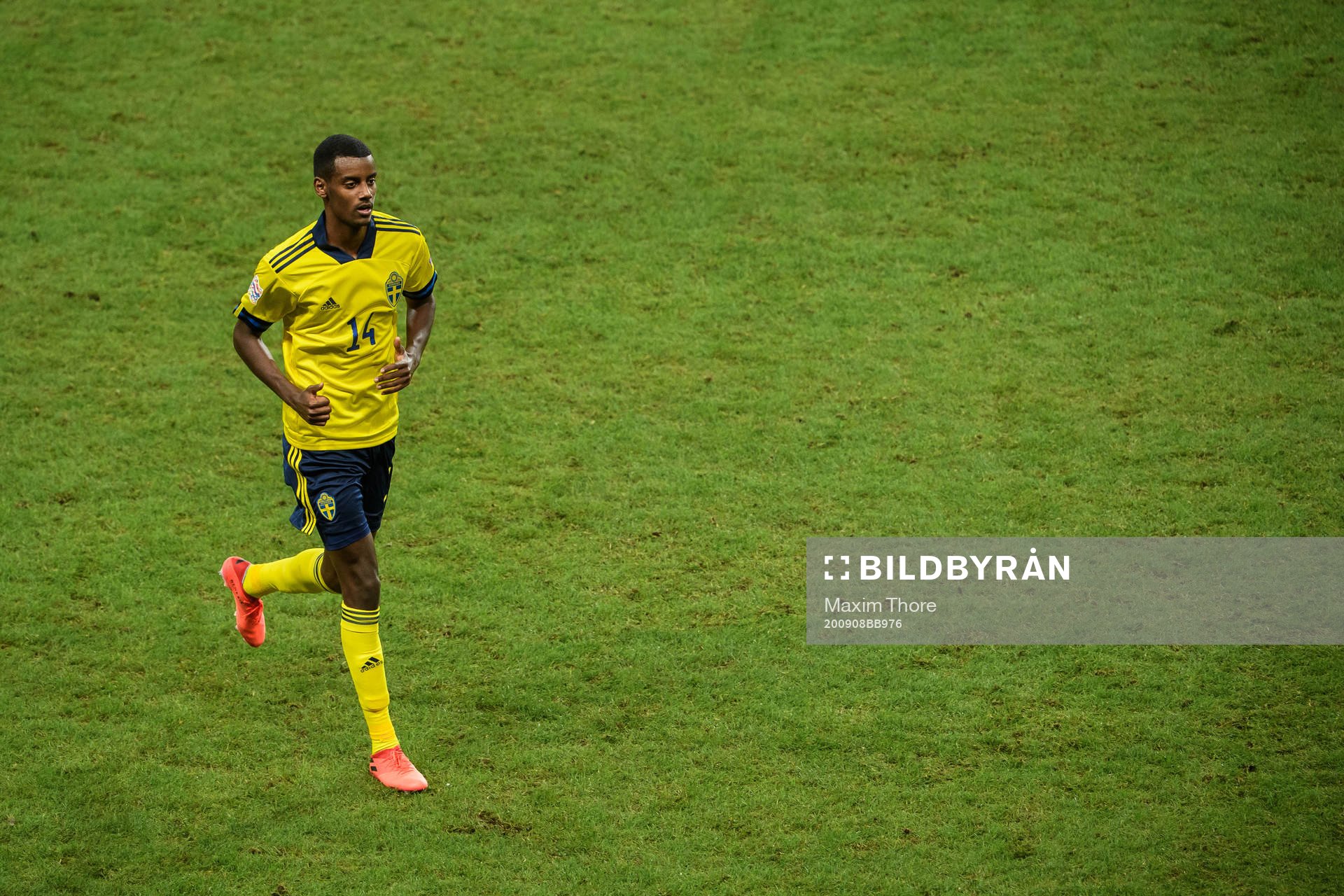 Alexander Isak of Sweden