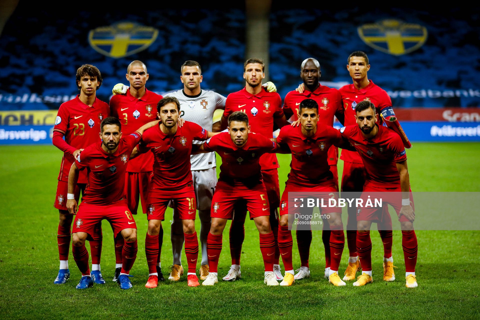 The starting eleven of Portugal