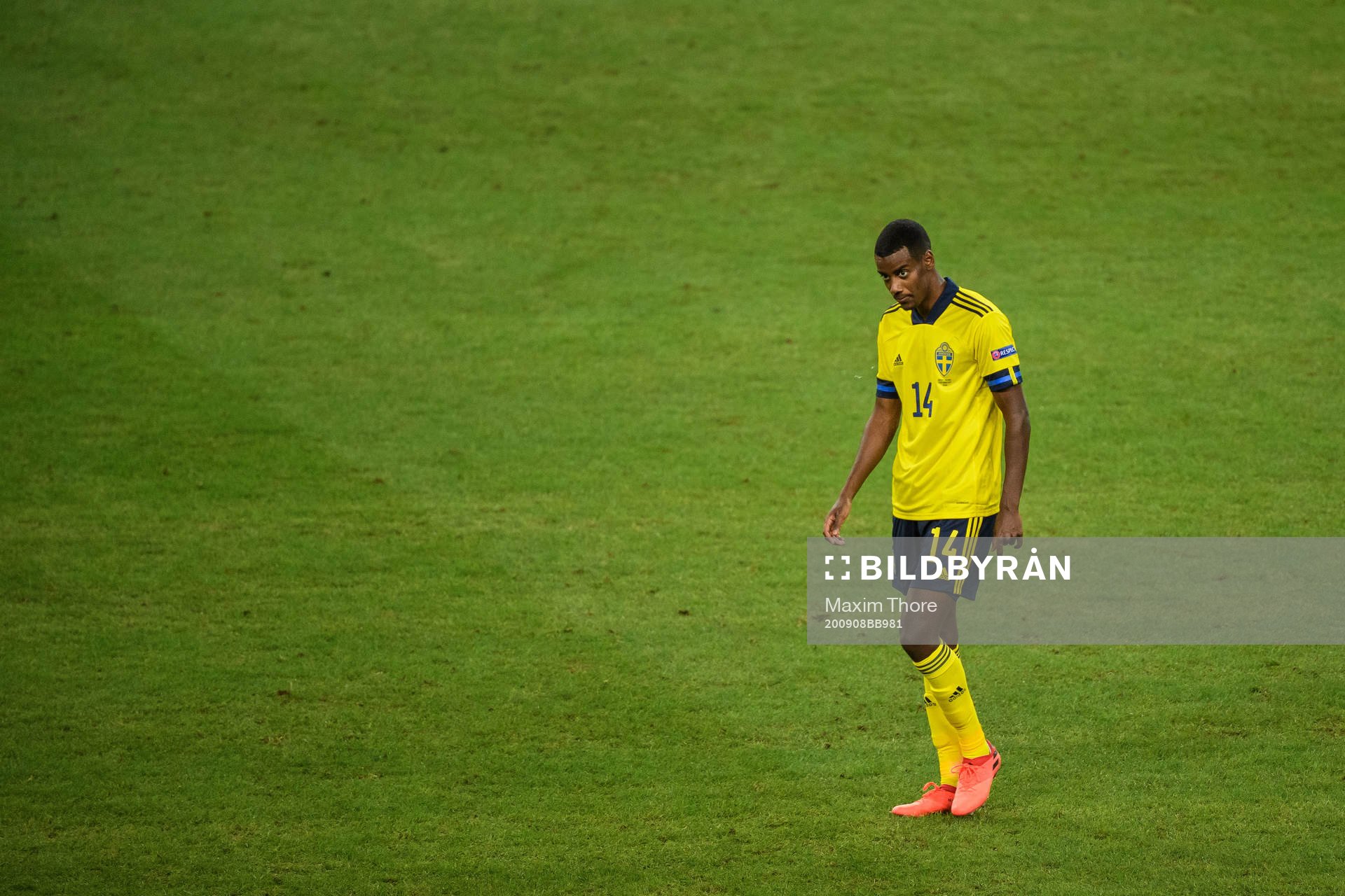 Alexander Isak of Sweden