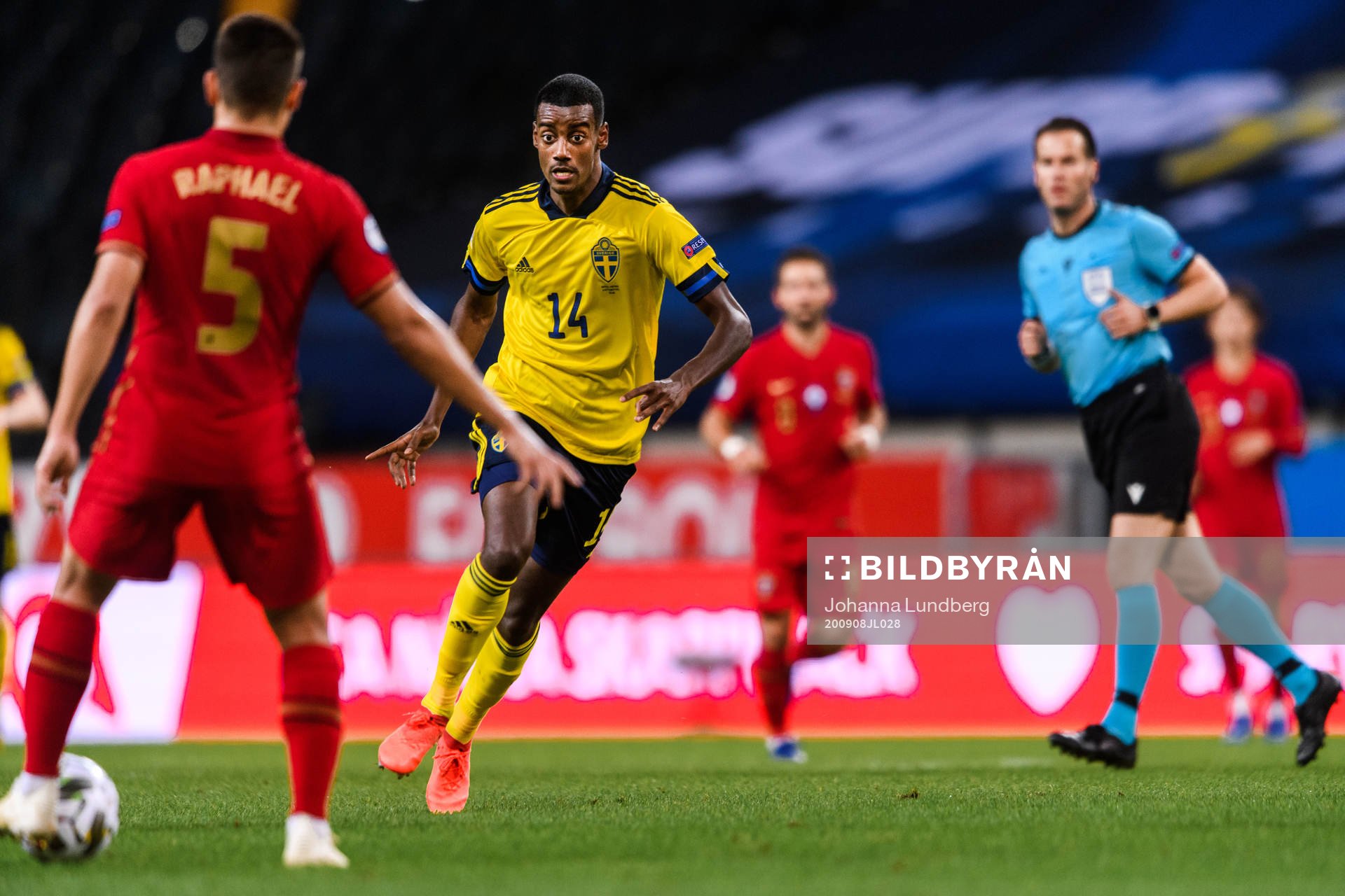 Alexander Isak of Sweden
