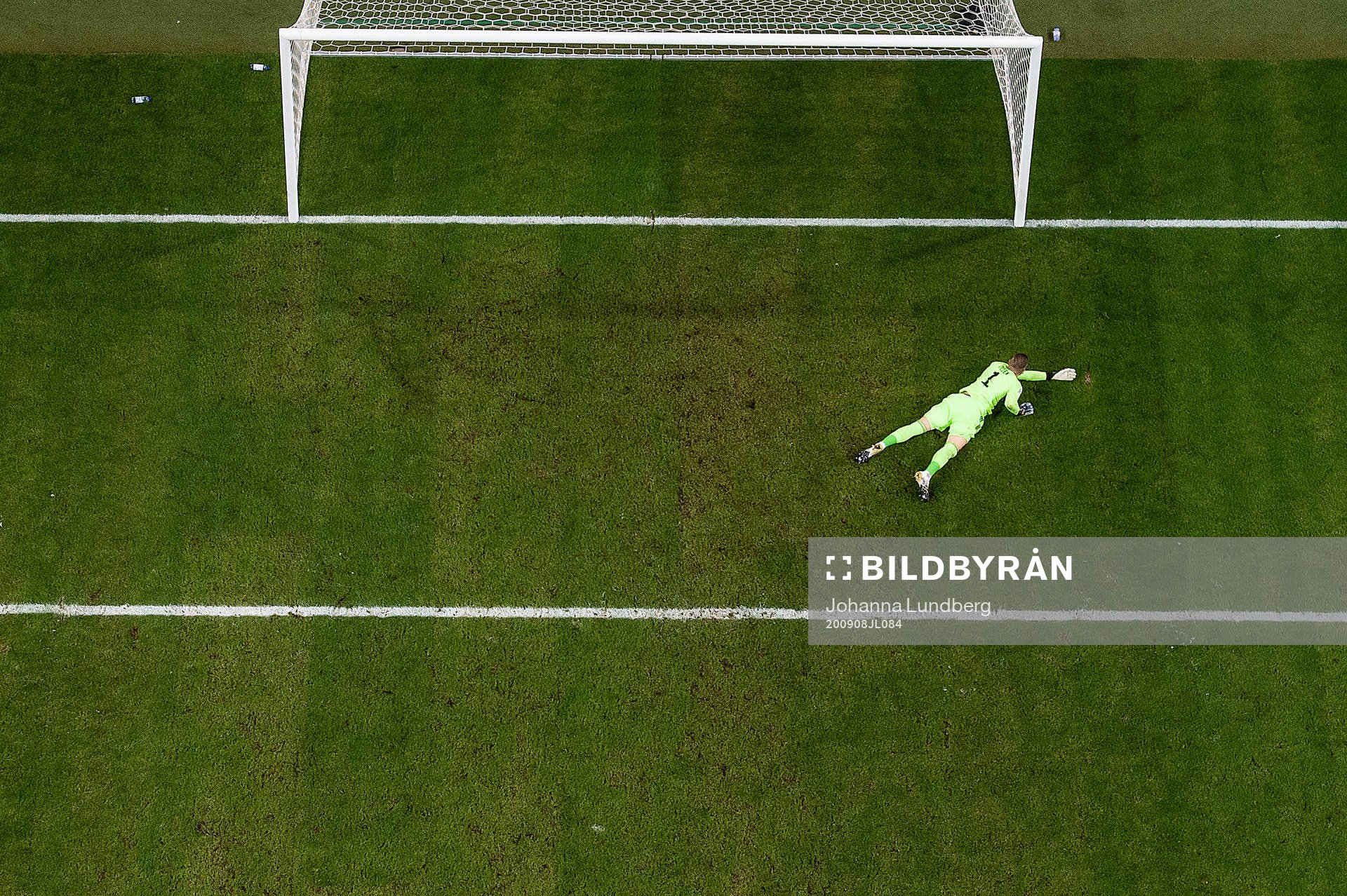 goalkeeper Robin Olsen of Sweden looks dejected