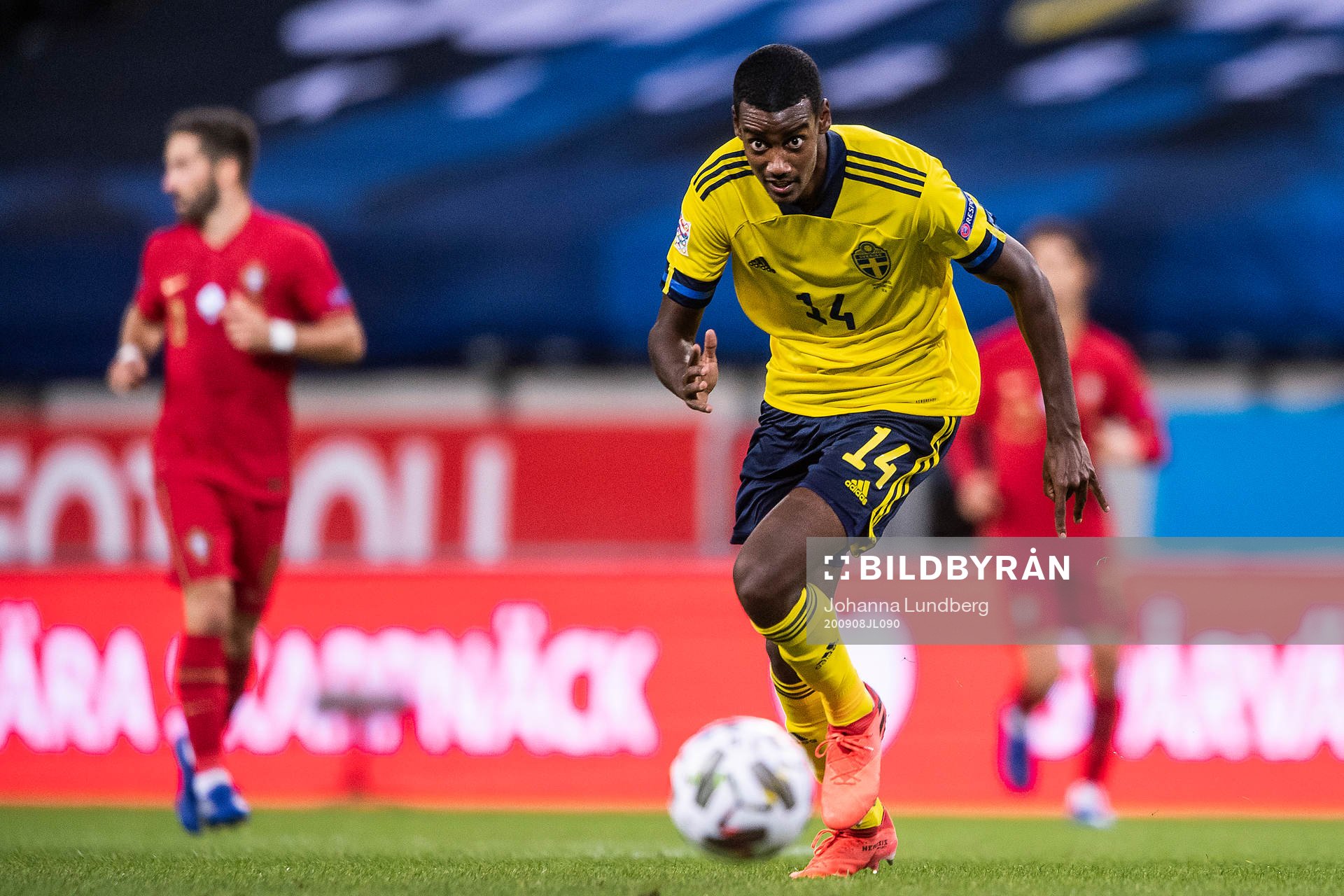 Alexander Isak of Sweden