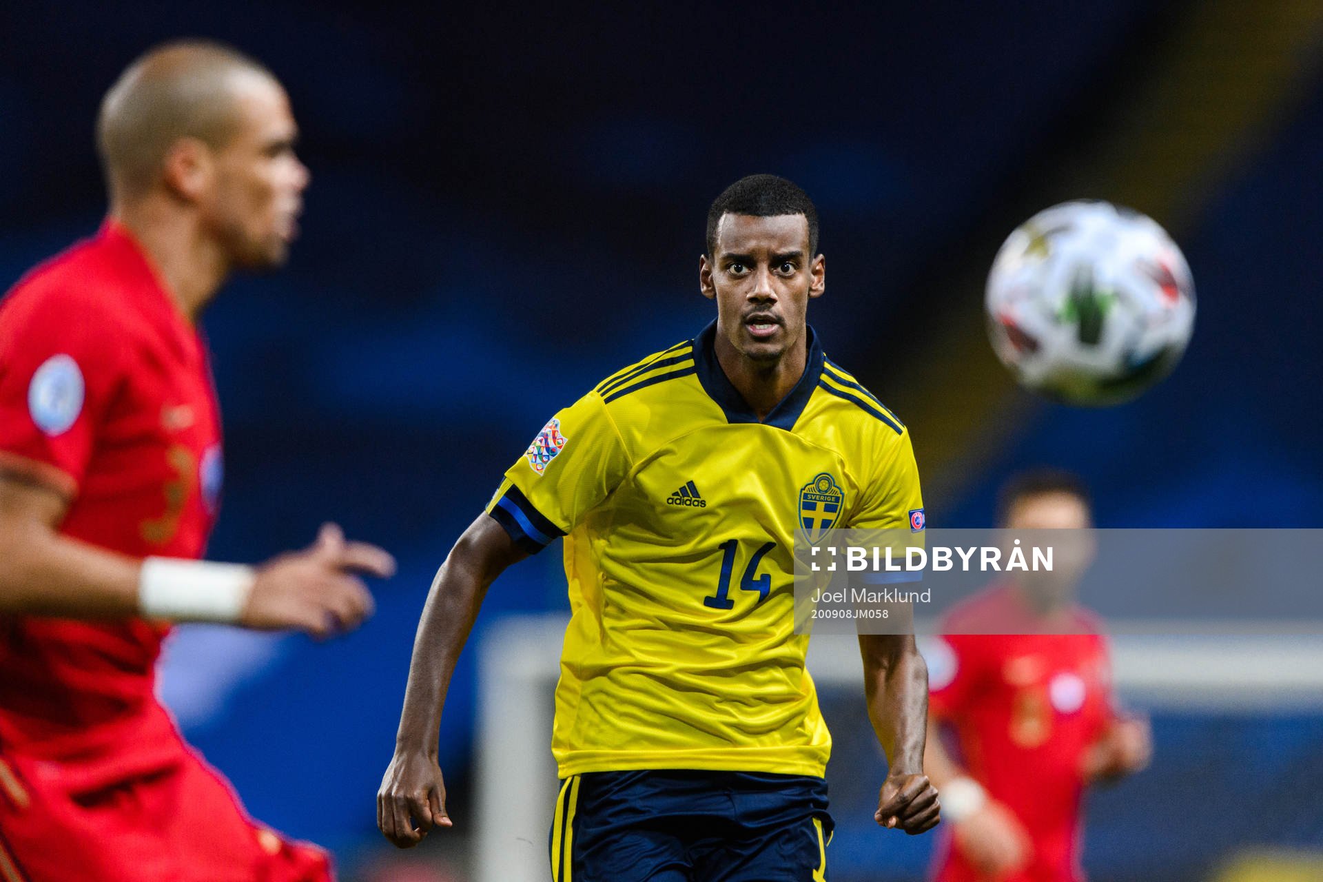 Alexander Isak of Sweden