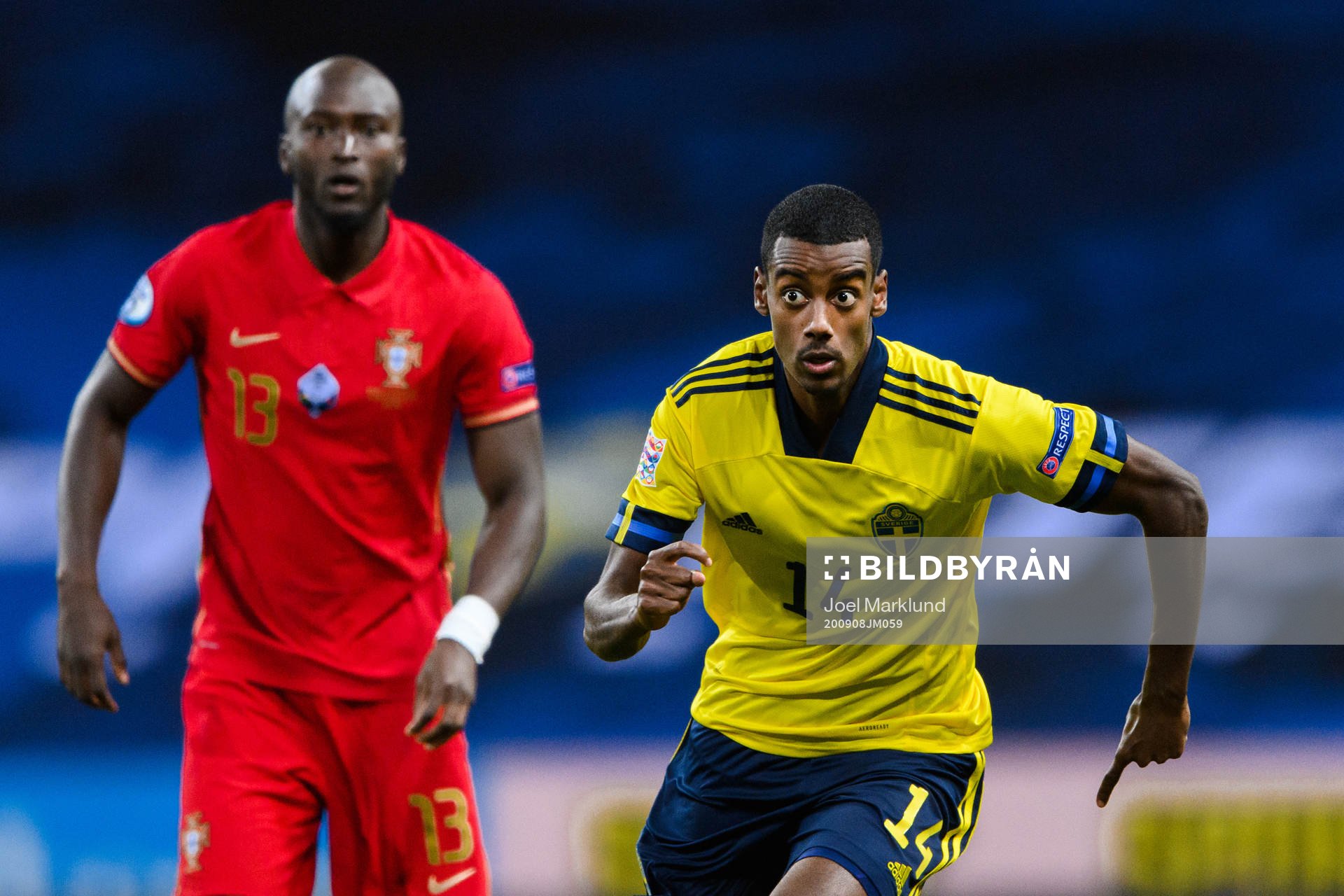 Alexander Isak of Sweden