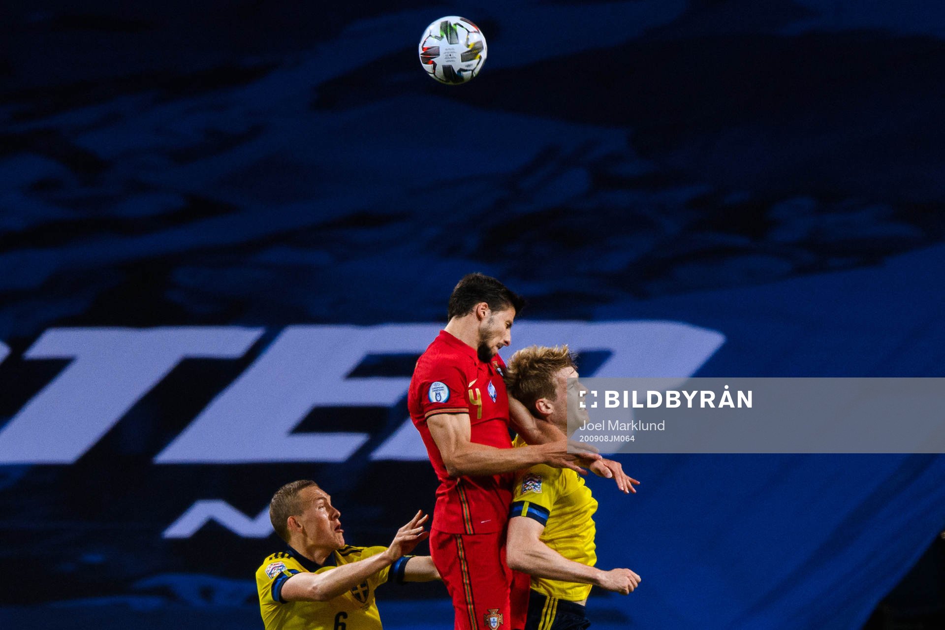 Ludwig Augustinsson and Filip Helander of Sweden against