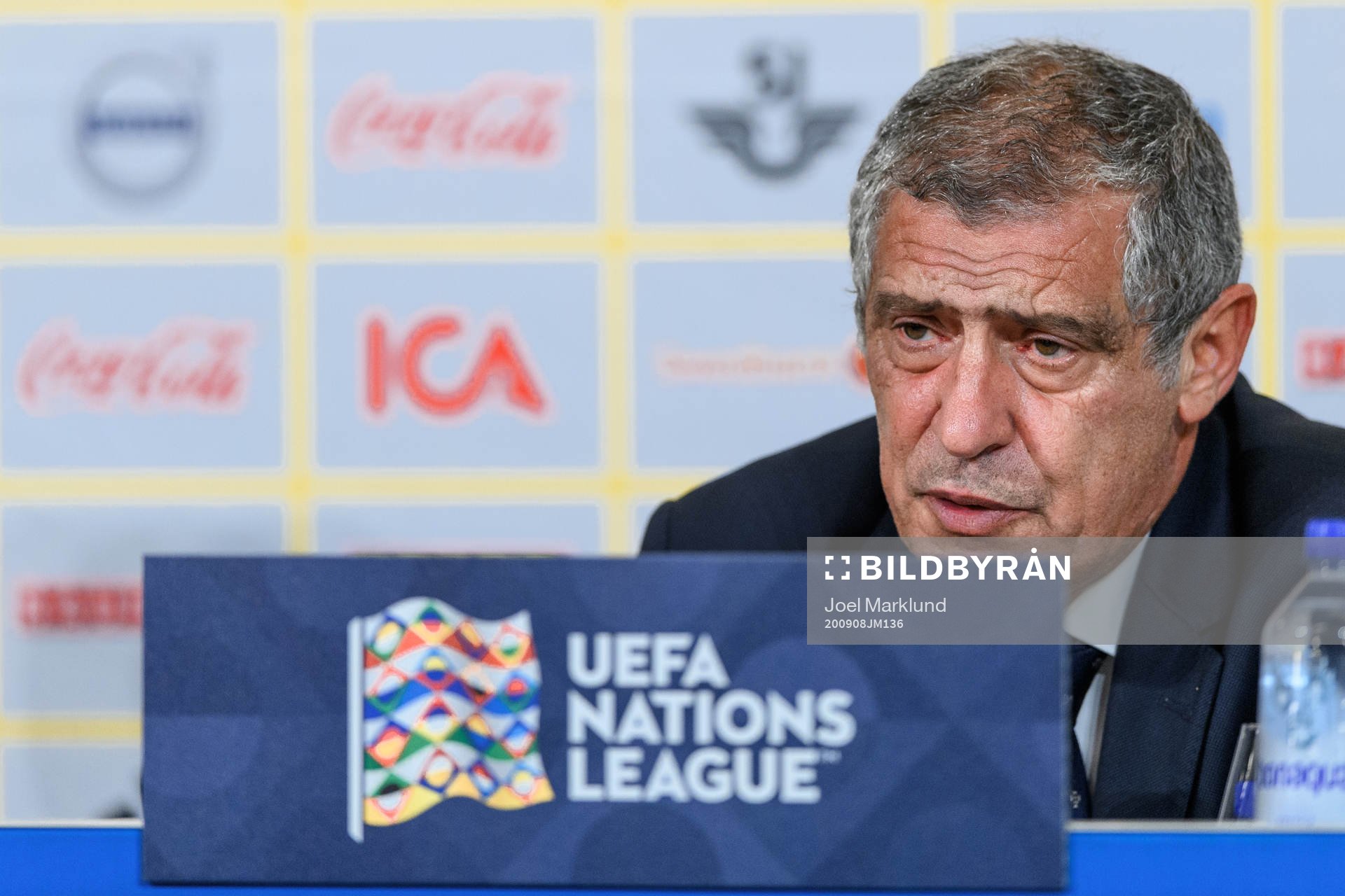 Head coach Fernando Santos of Portugal at a press conference