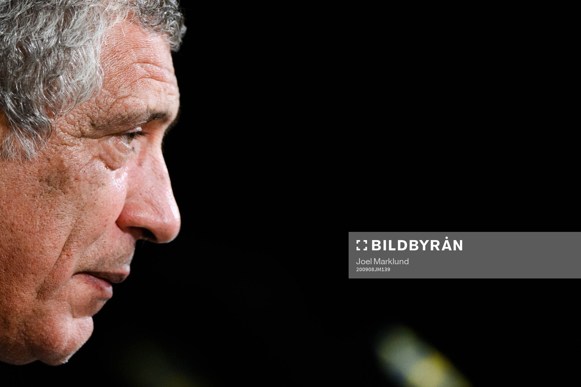 Head coach Fernando Santos of Portugal at a press conference