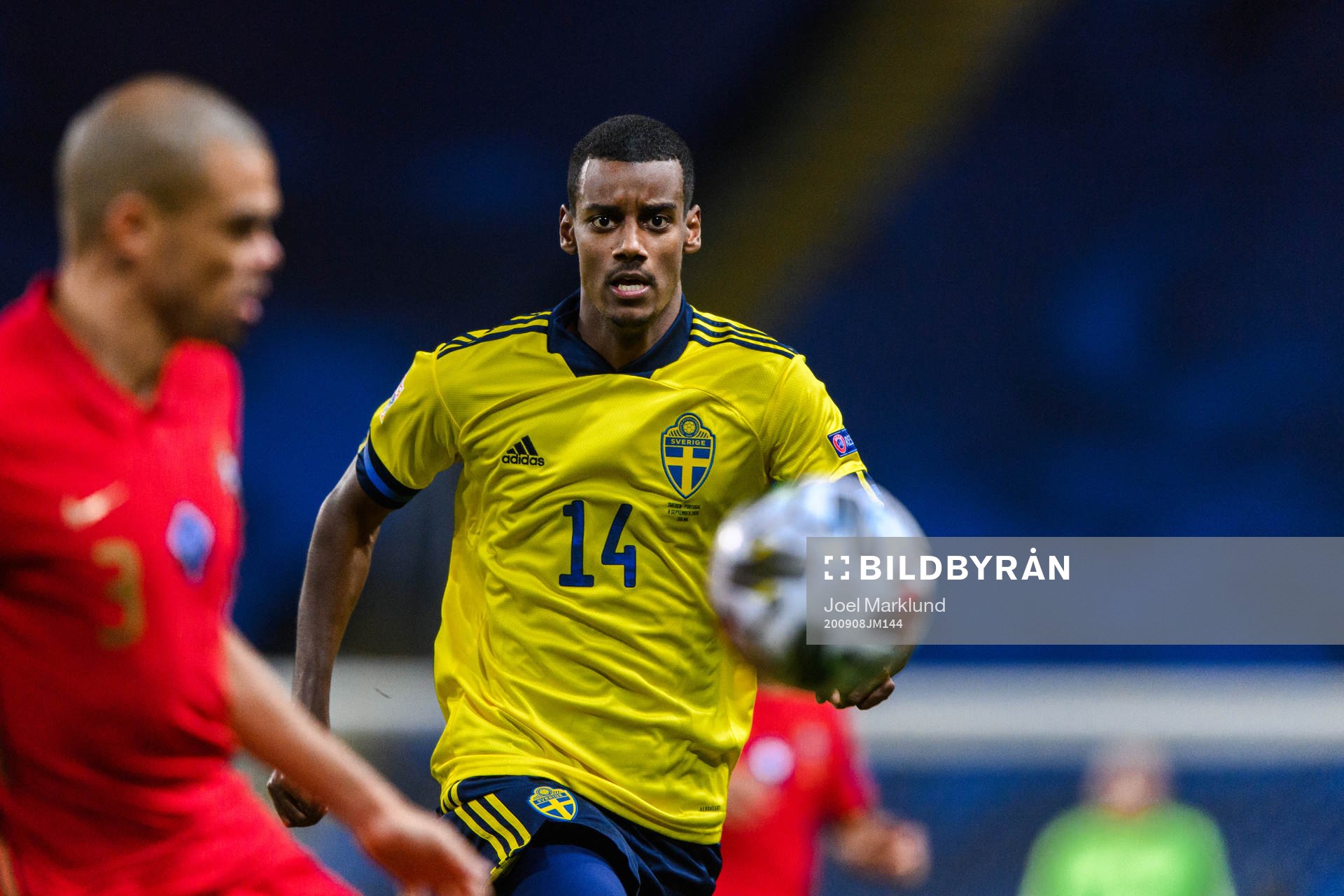 Alexander Isak of Sweden
