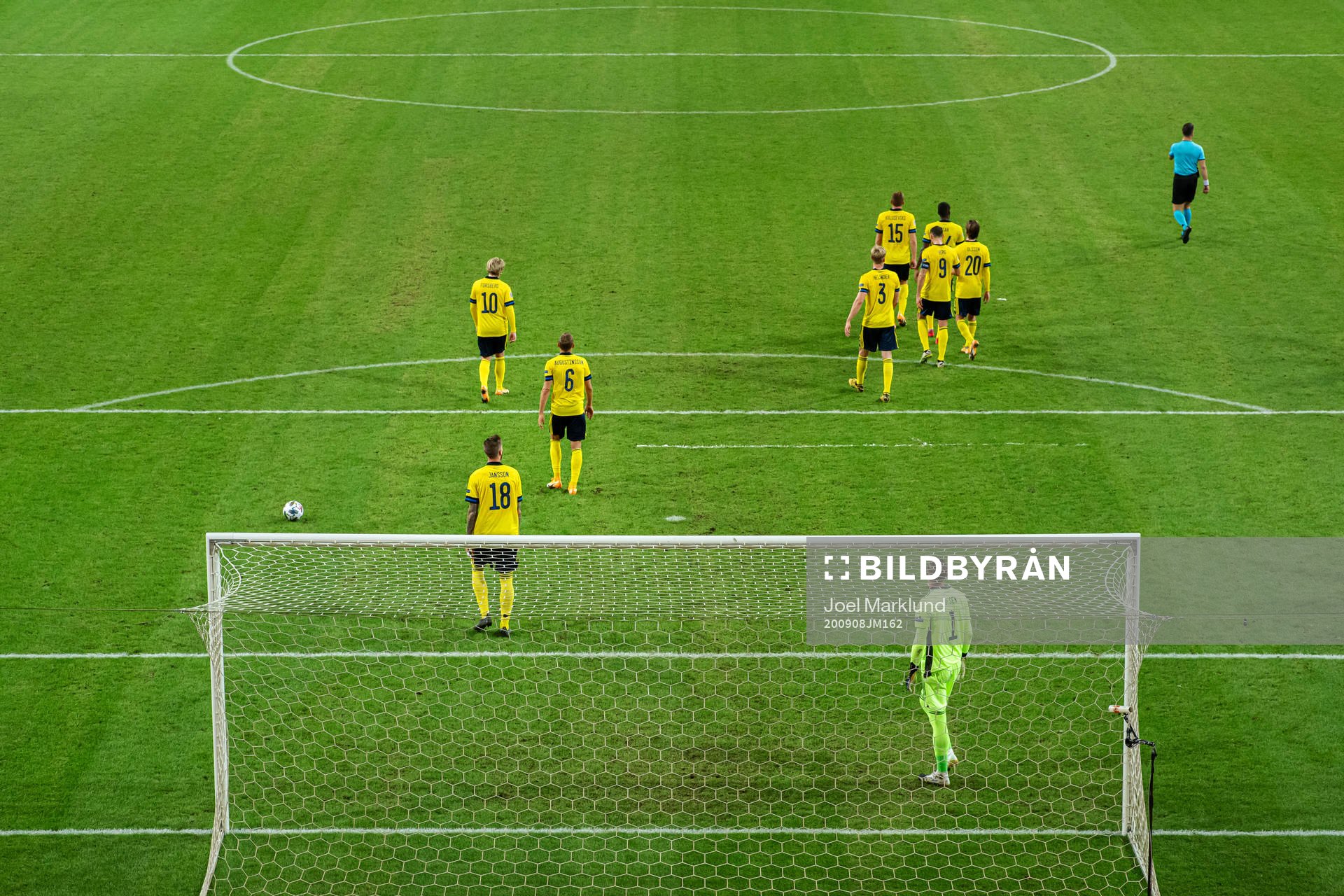 Pontus Jansson, Emil Forsberg, Ludwig Augustinsson, Filip