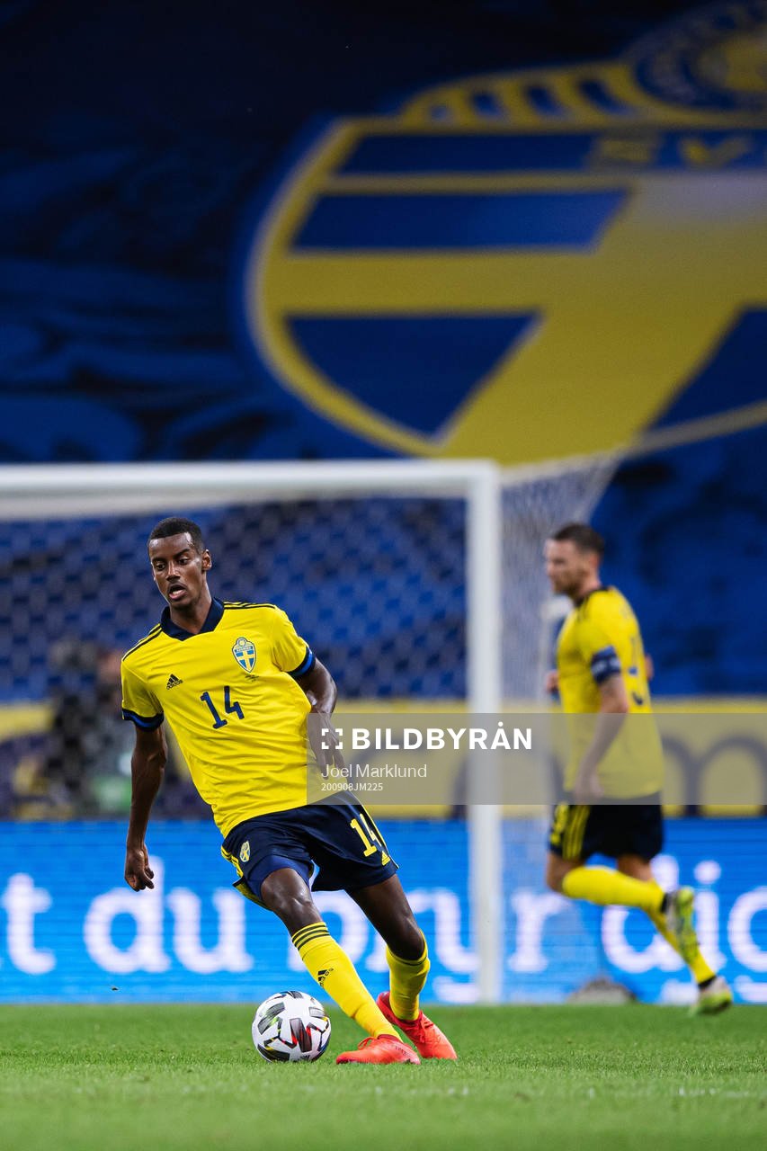 Alexander Isak of Sweden