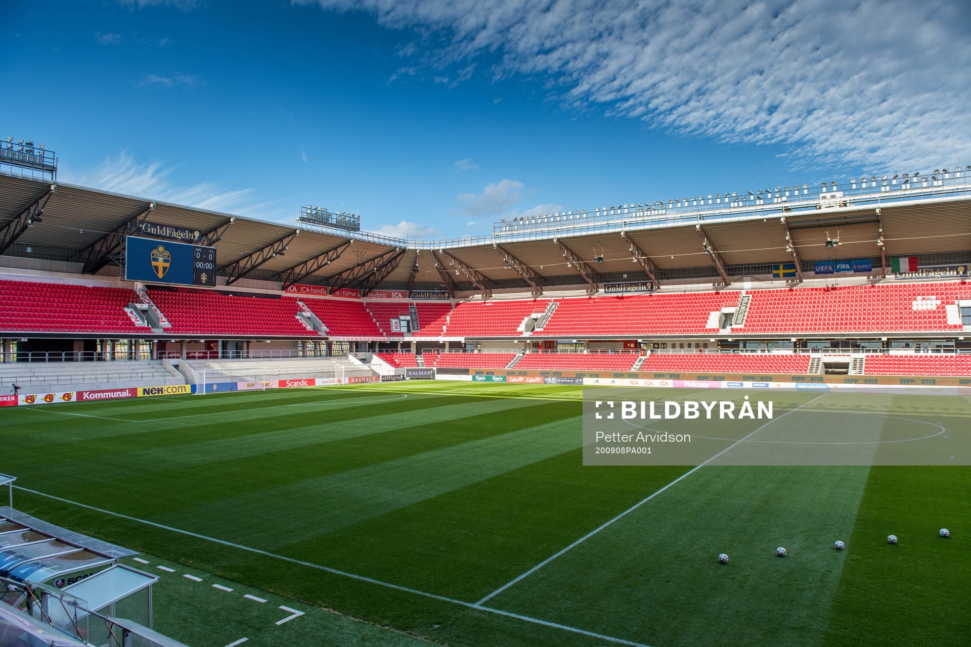General view of Guldfågeln Arena