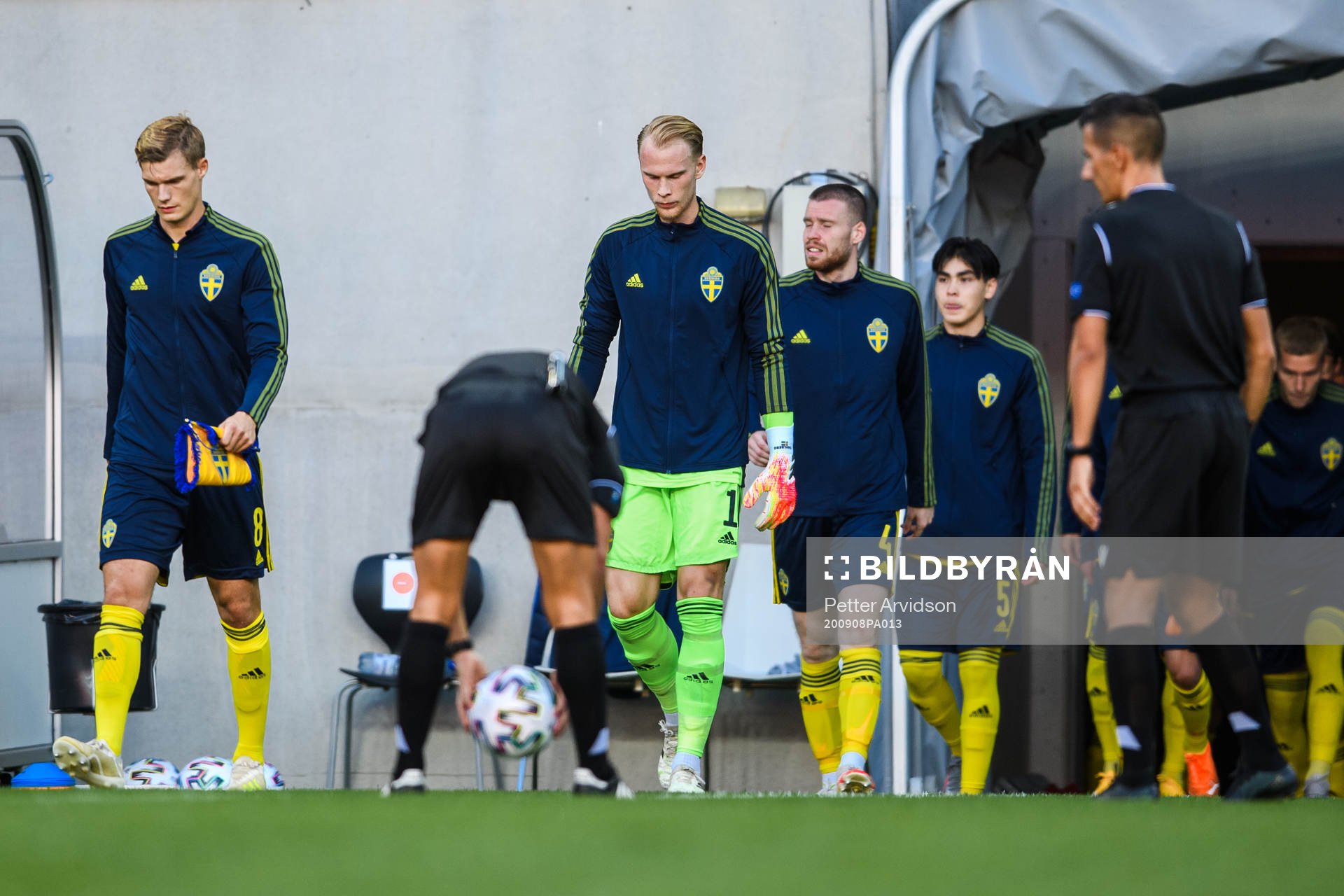 Svante Ingelsson, goalkeeper Pontus Dahlberg and Thomas