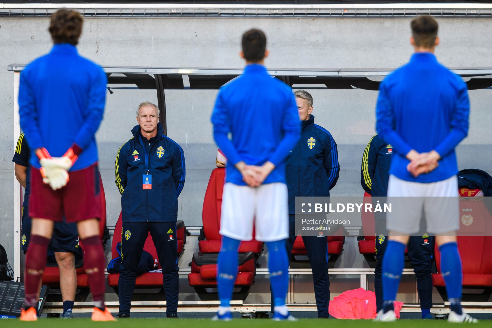 Head coach Roland Nilsson of Sweden ahead of the UEFA European Under-21 Qualifier football match between Sweden and Italy on September 8, 2020 in Kalmar.