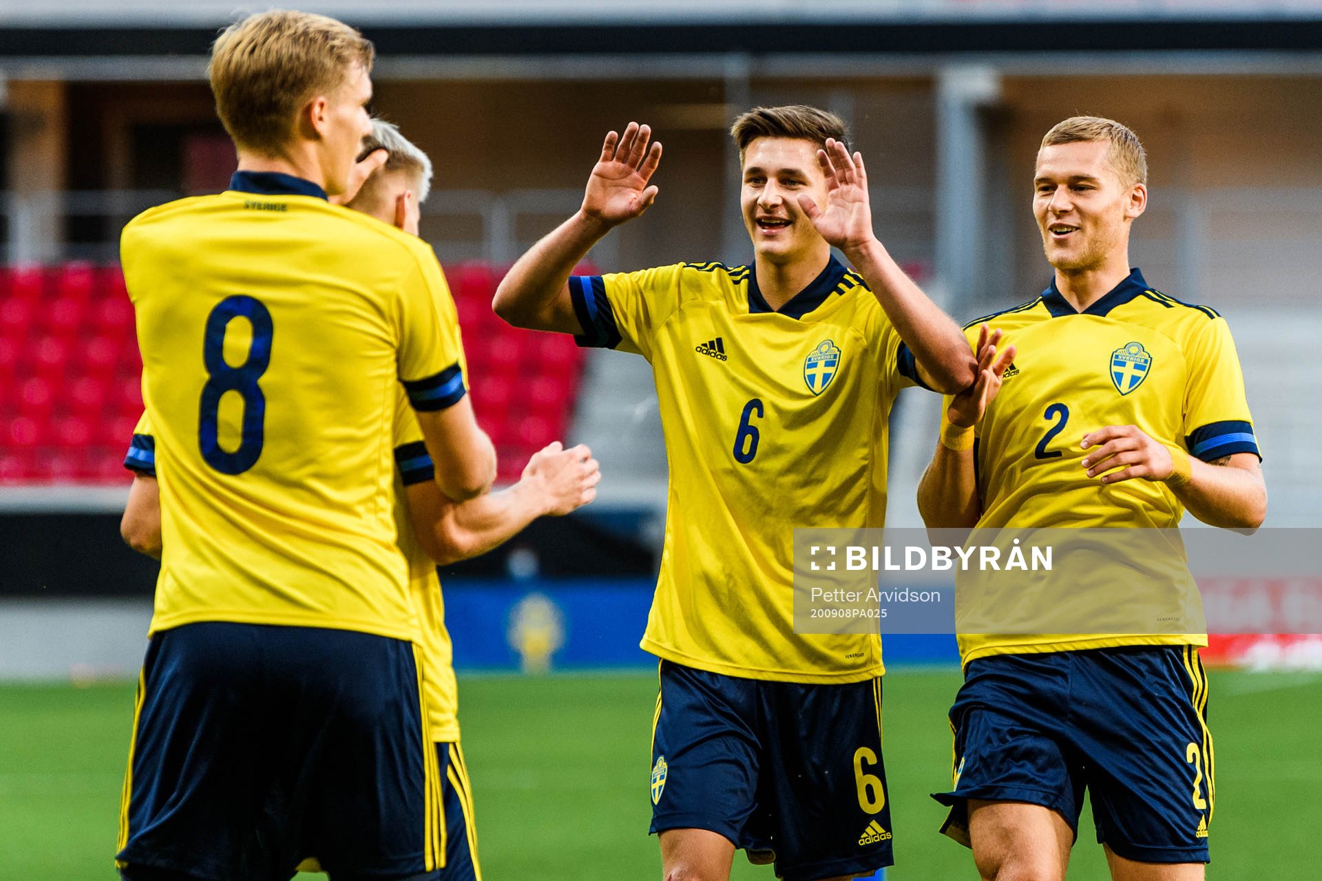 Svante Ingelsson , Leo Bengtsson and Felix Beijmo of Sweden