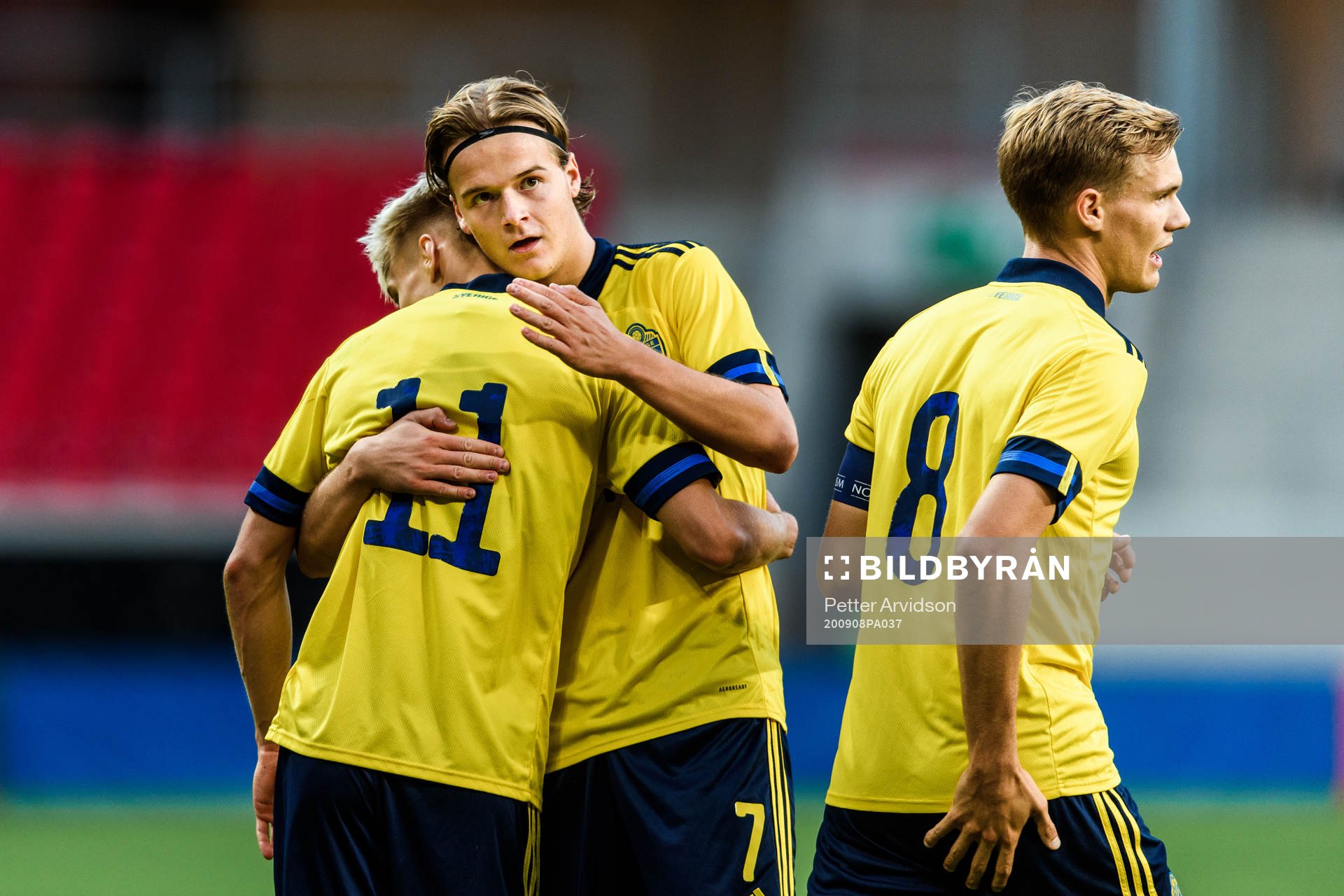 August Erlingmark, Pontus Almqvist and Jesper Karlsson of