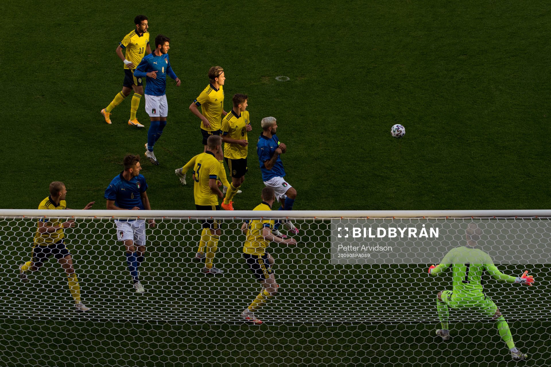 during the UEFA European Under-21 Qualifier football match