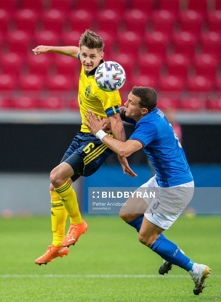 Leo Bengtsson of Sweden and Luca Pellegrini of Italy