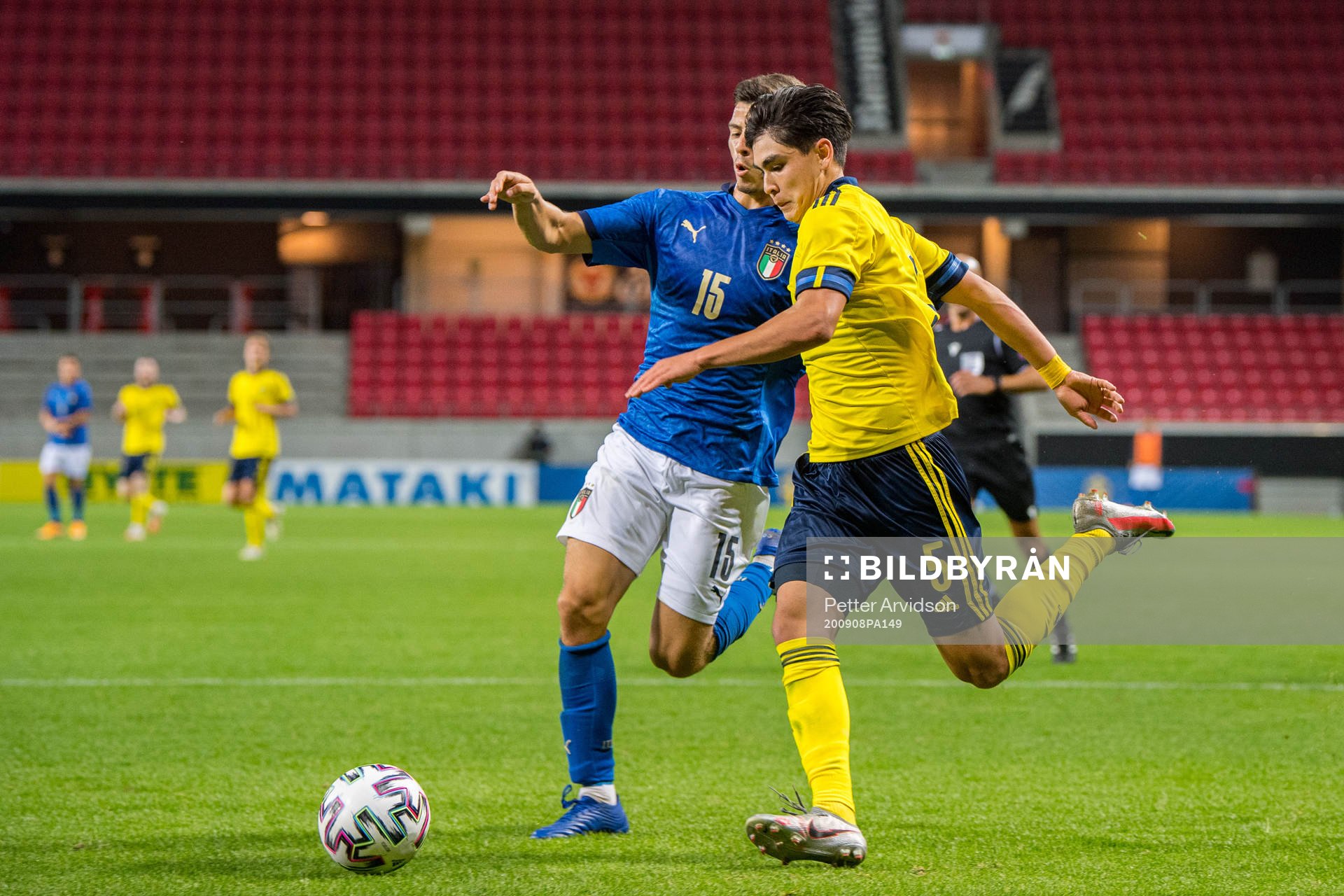 Eric Kahl of Sweden and Enriro Del Prato of Italy