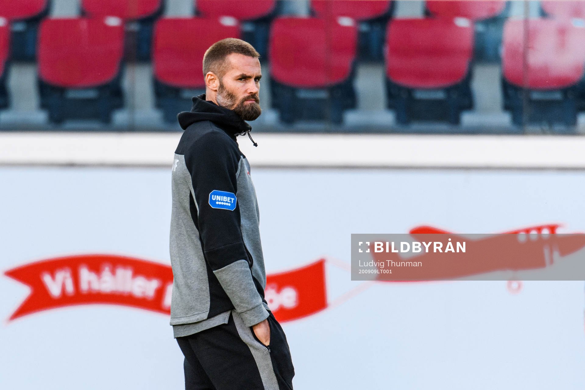 Helsingborgs tränare Olof Mellberg