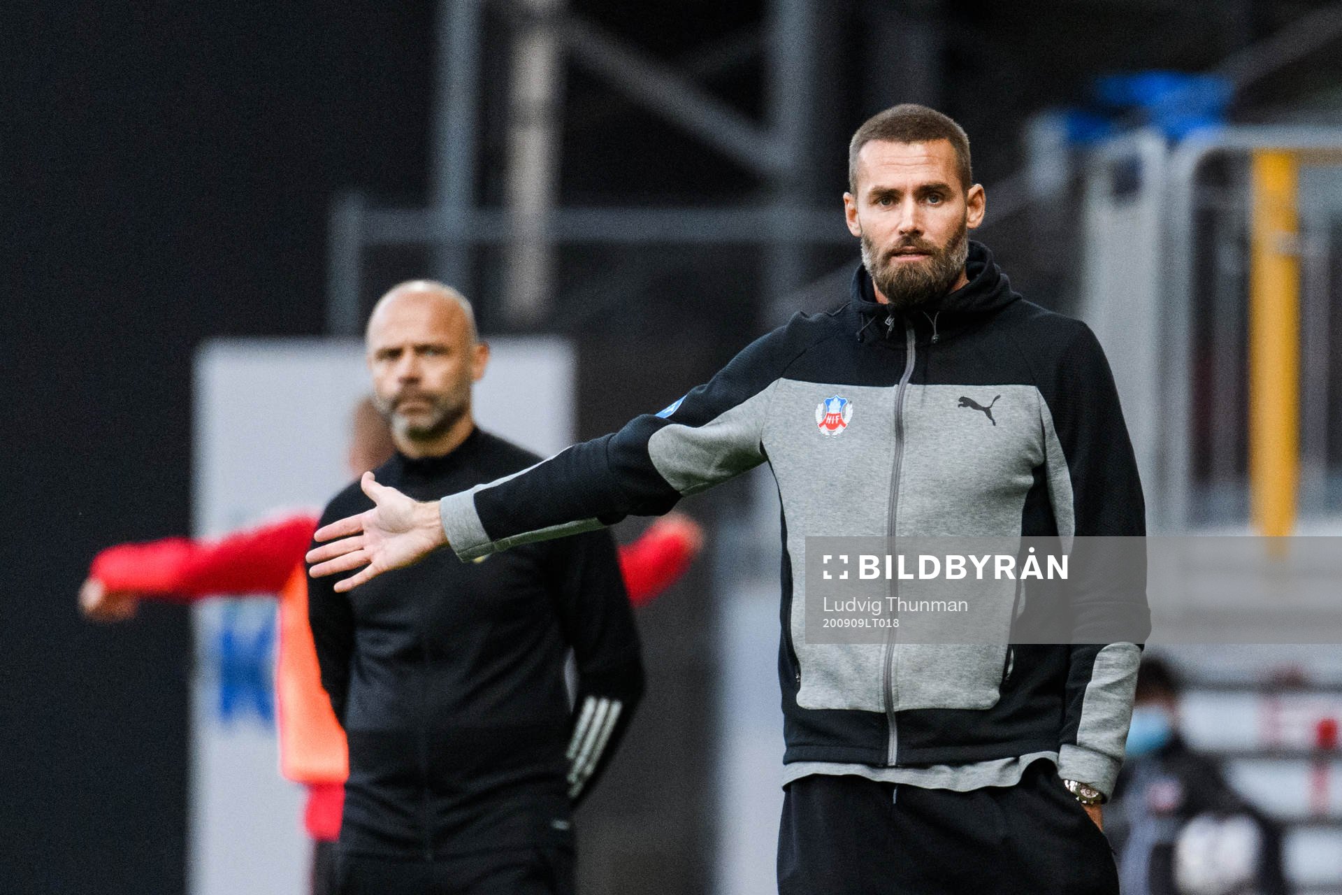 Helsingborgs tränare Olof Mellberg