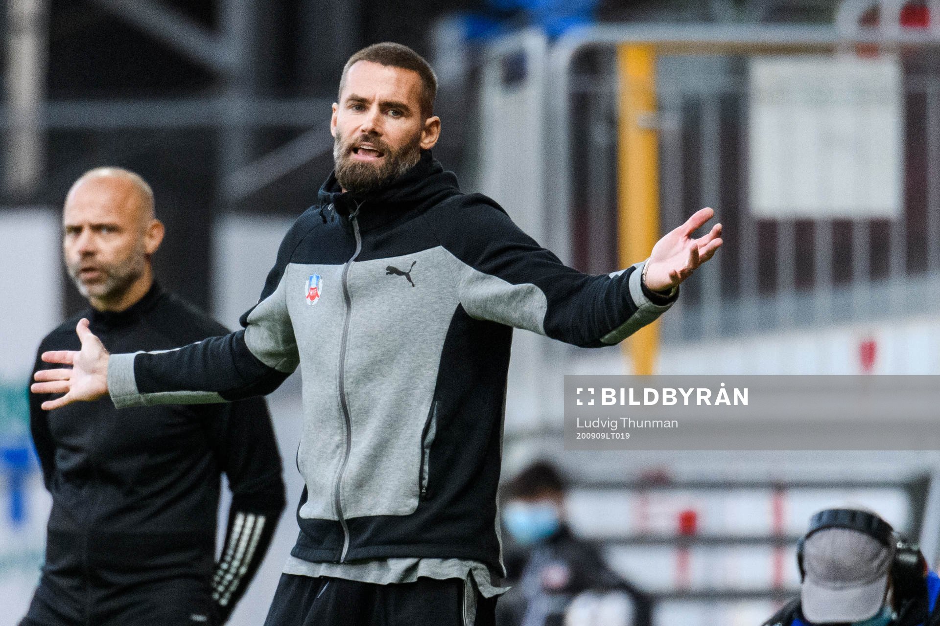 Helsingborgs tränare Olof Mellberg