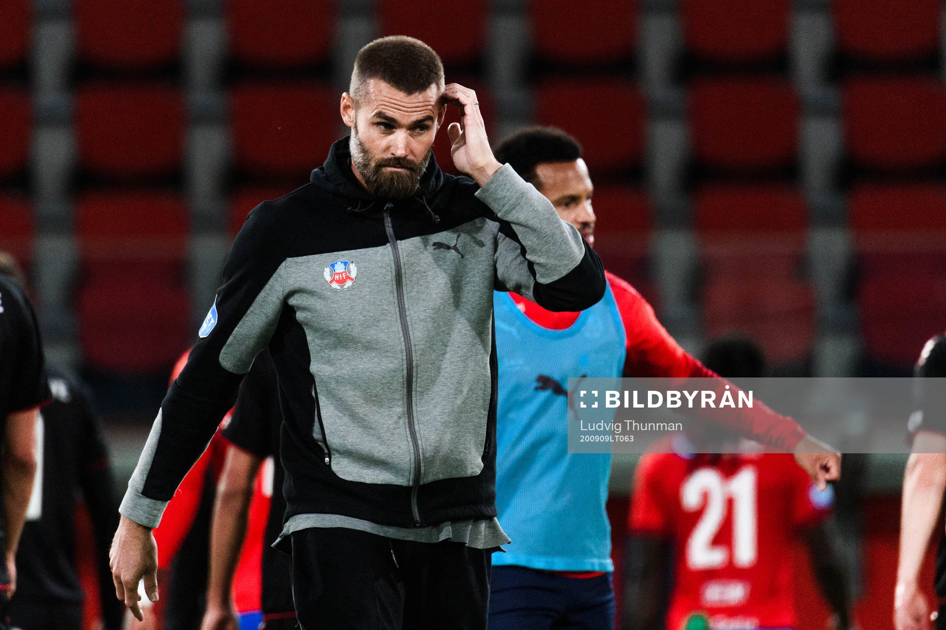 Helsingborgs tränare Olof Mellberg