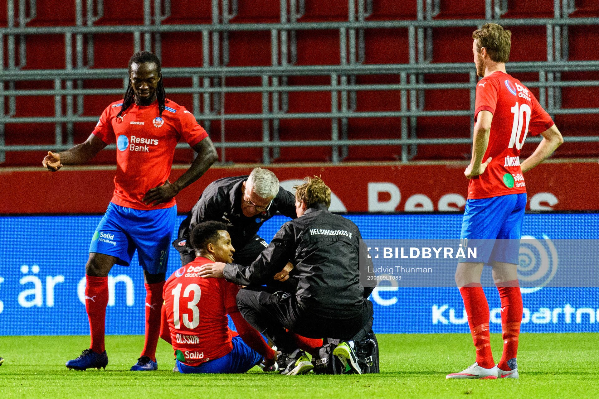 Helsingborgs Martin Olsson får vård