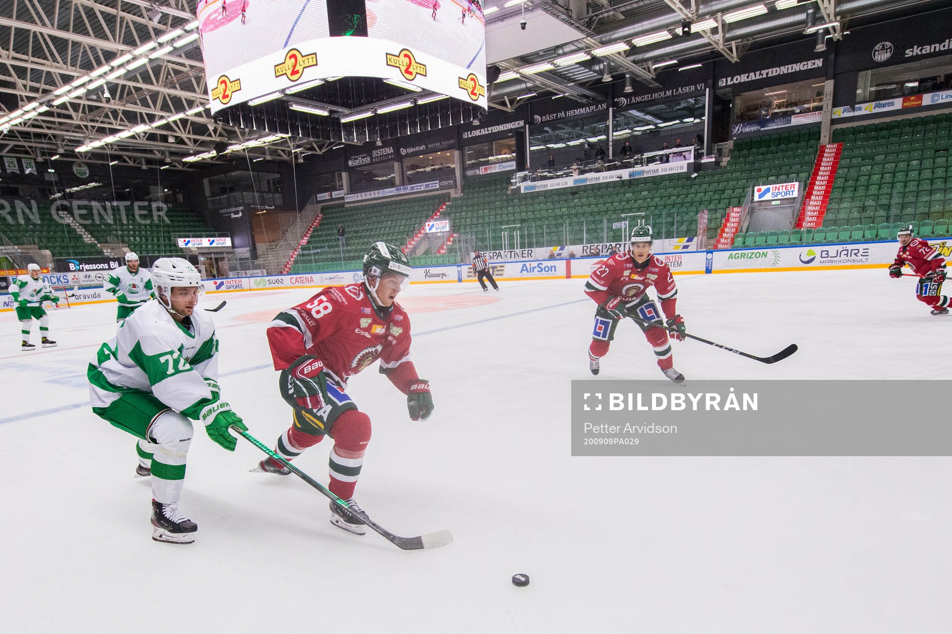 Rögles Daniel Zaar och Frölundas Jesper Sellgren