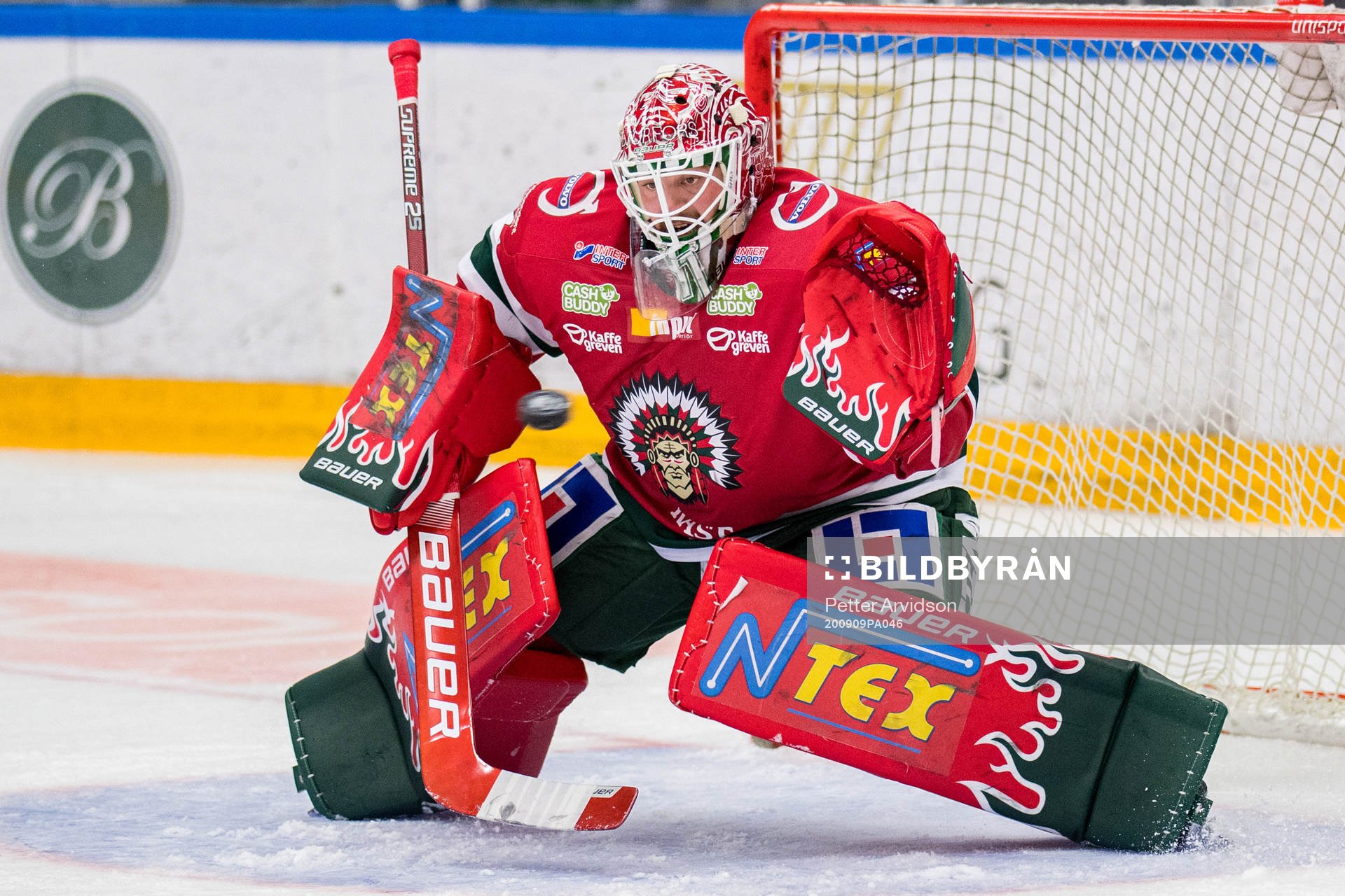 Frölundas målvakt Niklas Rubin