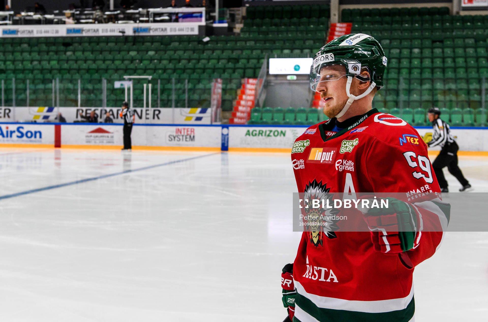 Frölundas Simon Hjalmarsson jublar